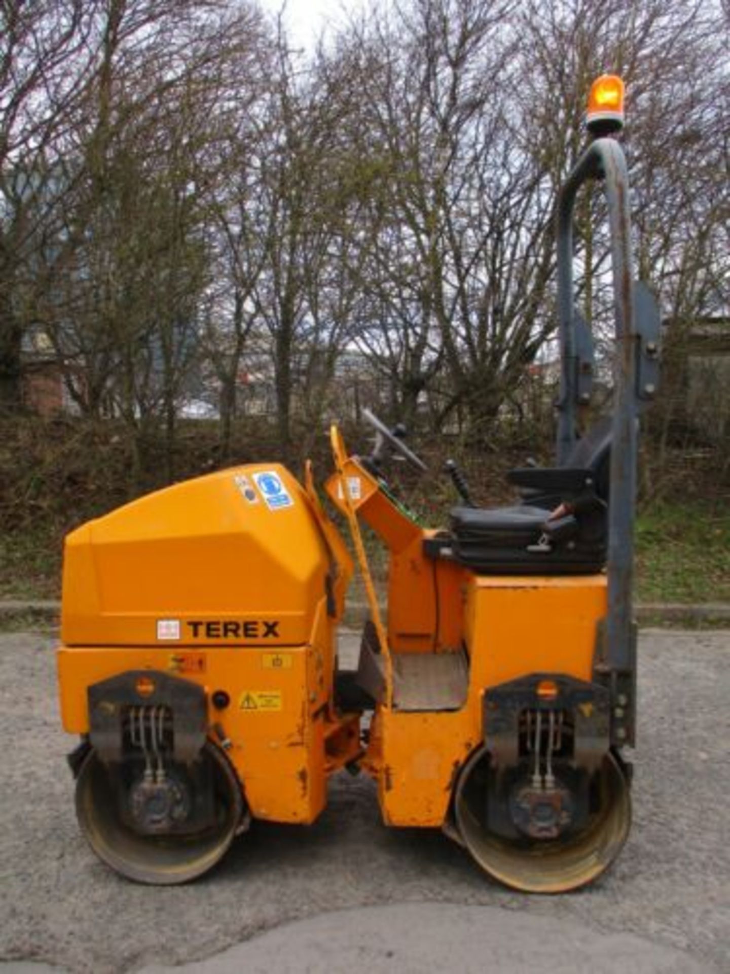 2011 TEREX TV800 VIBRATING ROLLER BOMAG BENFORD 80 RIDE ON DELIVERY 741 HOURS - Image 8 of 10