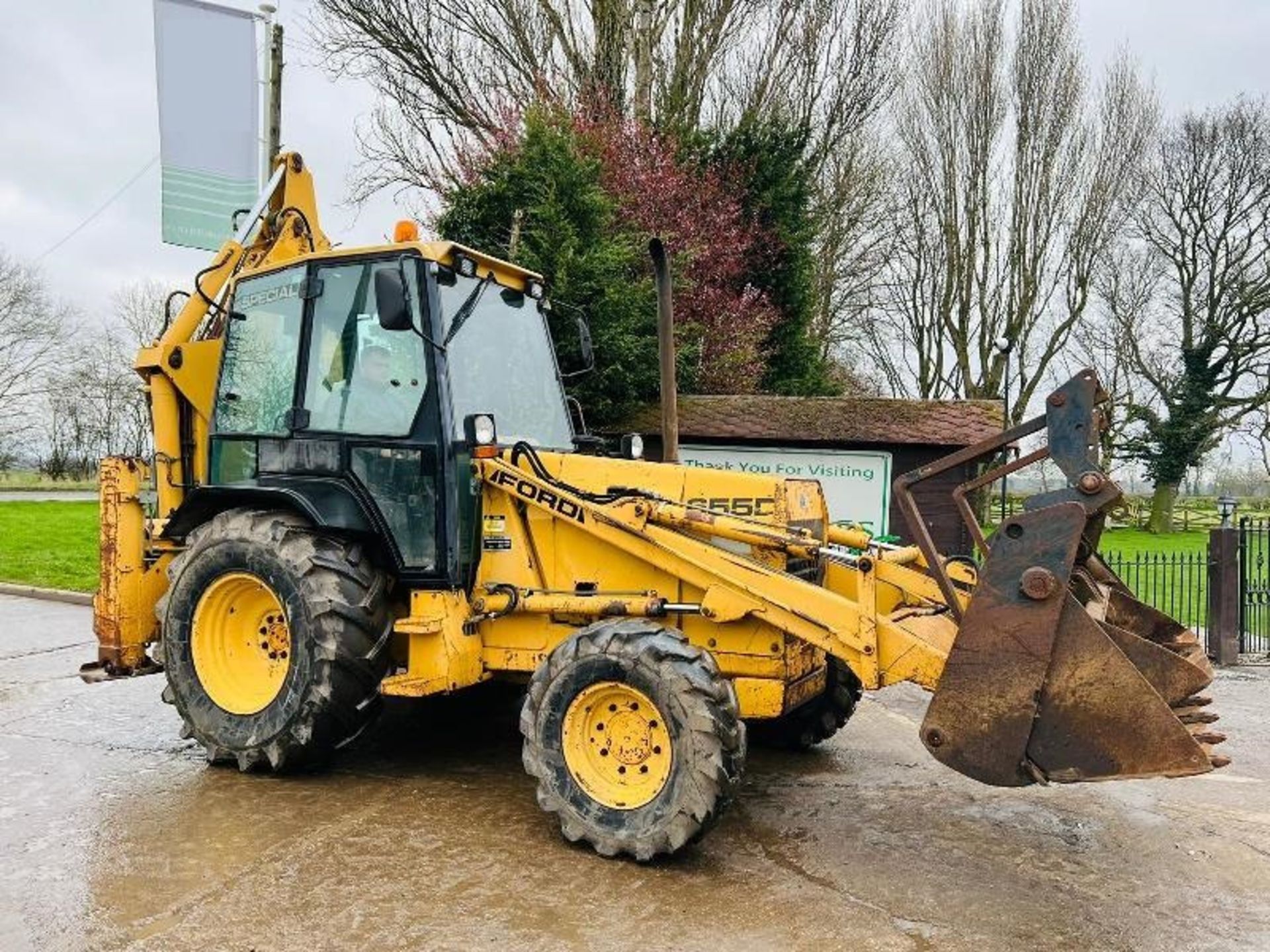 FORD 655D 4WD BACKHOE DIGGER C/W EXTENDING DIG - Bild 4 aus 19