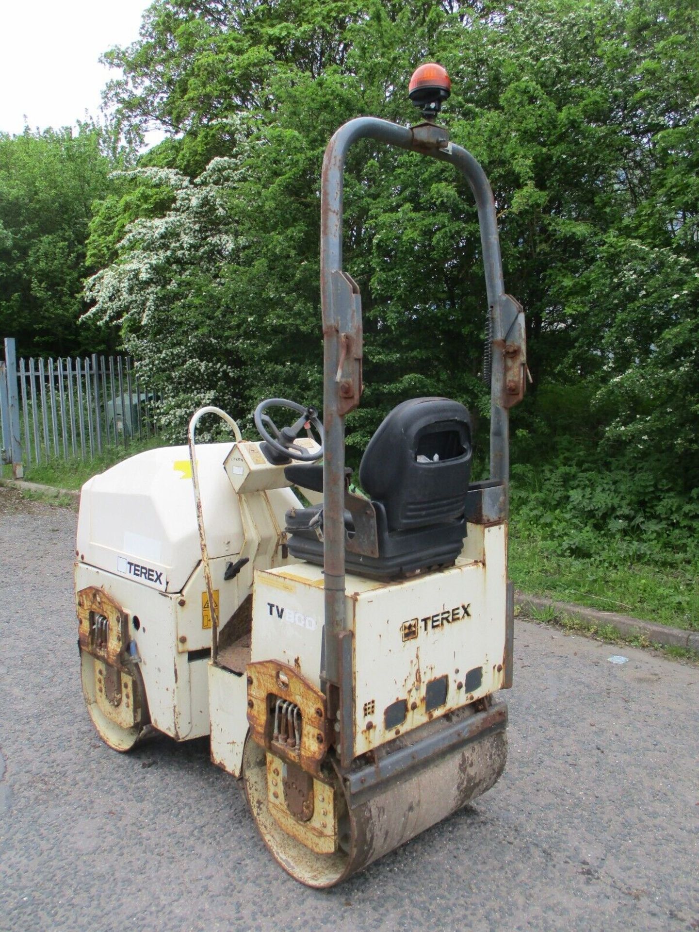 2008 TEREX TV800 VIBRATING ROLLER BOMAG BENFORD 80 RIDE ON DELIVERY 990 HOURS - Image 8 of 10