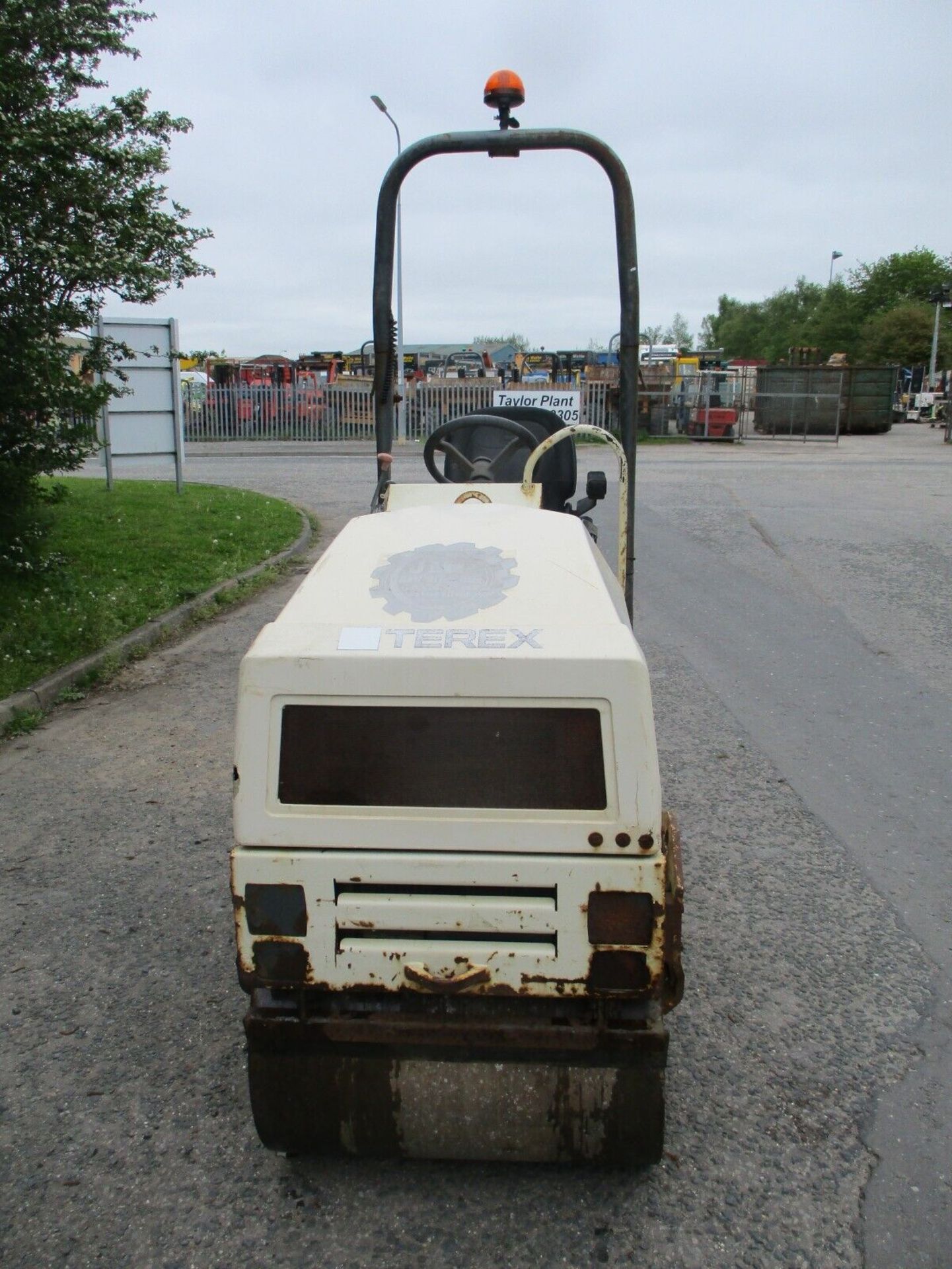 2008 TEREX TV800 VIBRATING ROLLER BOMAG BENFORD 80 RIDE ON DELIVERY 990 HOURS - Image 4 of 10