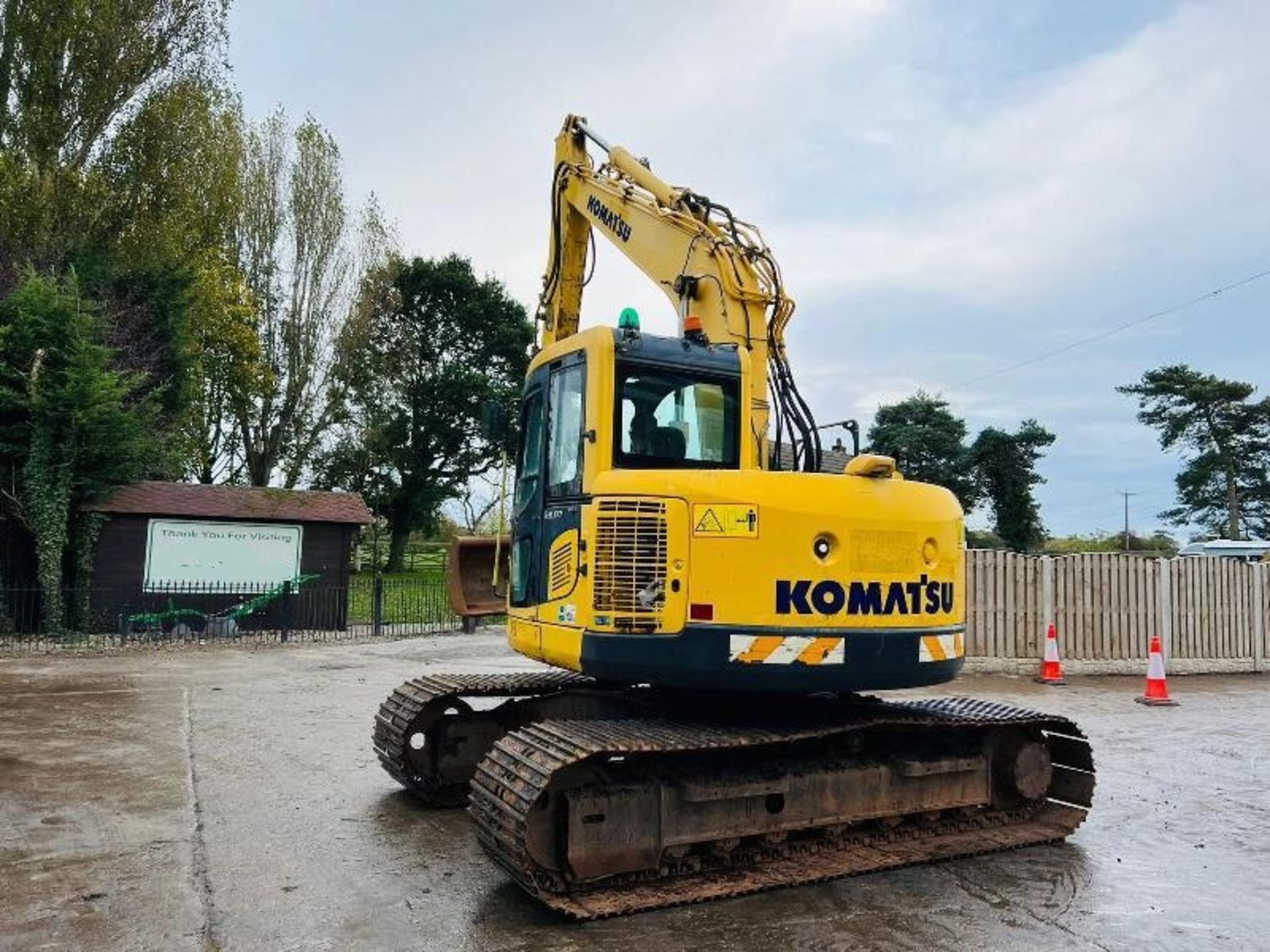 KOMATSU PC138US TRACKED EXCAVATOR * ZERO SWING * C/W QUICK HITCH - Bild 13 aus 17