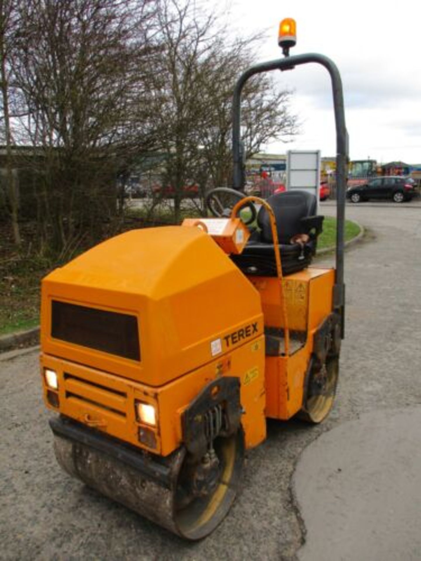 2011 TEREX TV800 VIBRATING ROLLER BOMAG BENFORD 80 RIDE ON DELIVERY 741 HOURS - Image 6 of 10