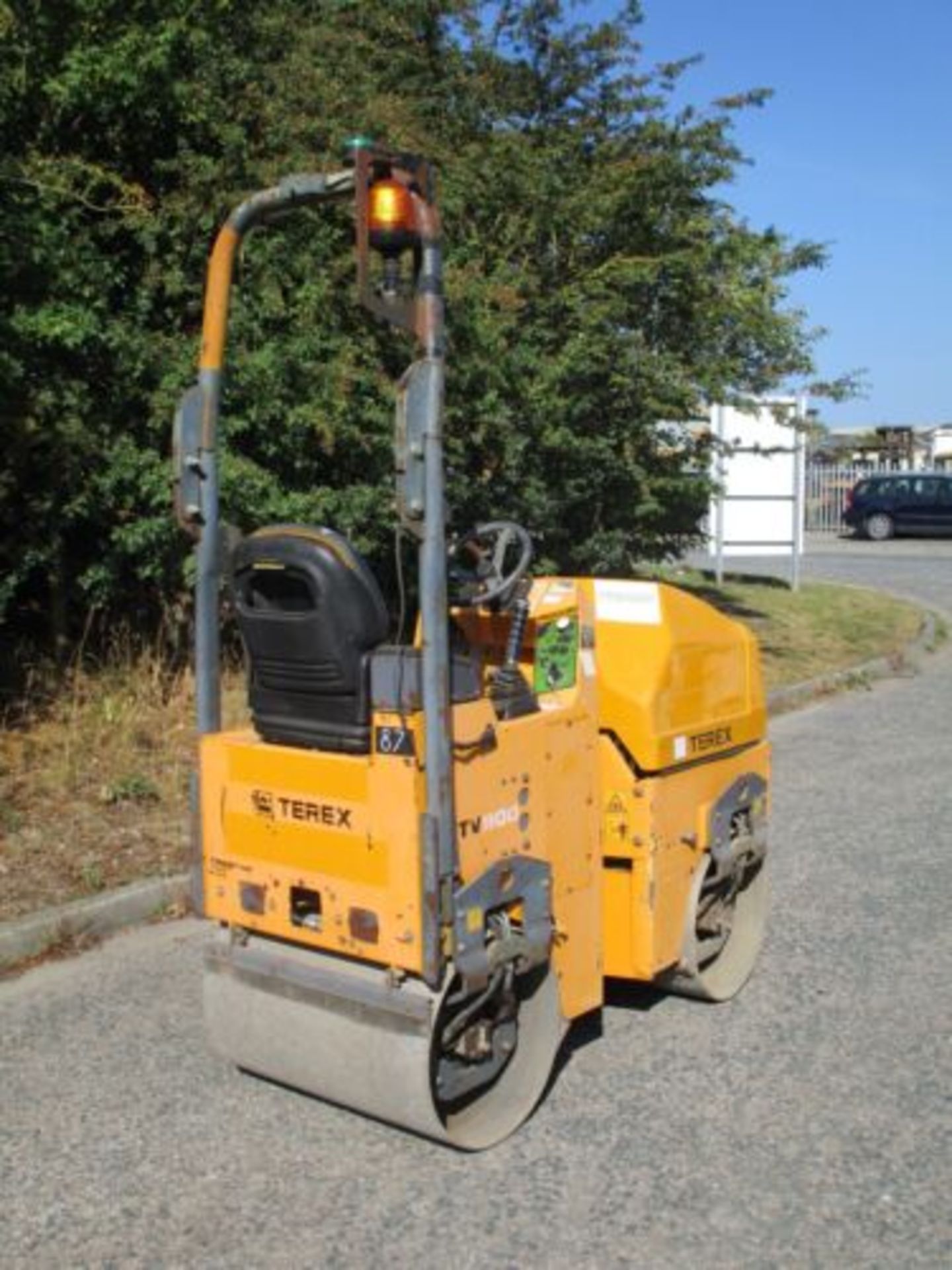 2012 TEREX TV800 VIBRATING ROLLER BOMAG BENFORD 80 RIDE ON DELIVERY 738 HOURS - Image 3 of 9