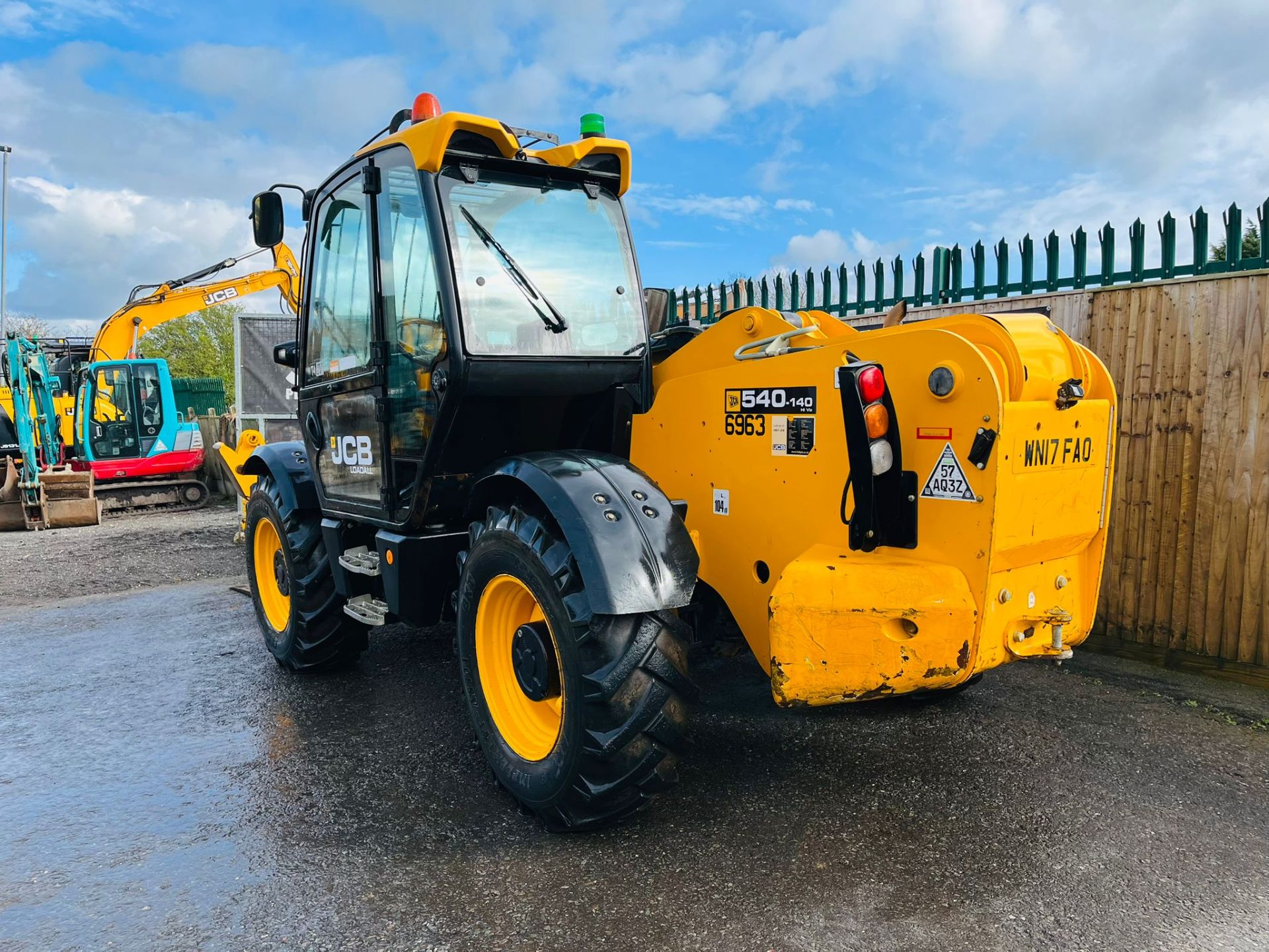 JCB 540-140 TELEHANDLER 2017 5859 HOURS 14M REACH 4TON LIFT SWAY STABILIZER OVERLOAD PROTECTION - Image 2 of 5