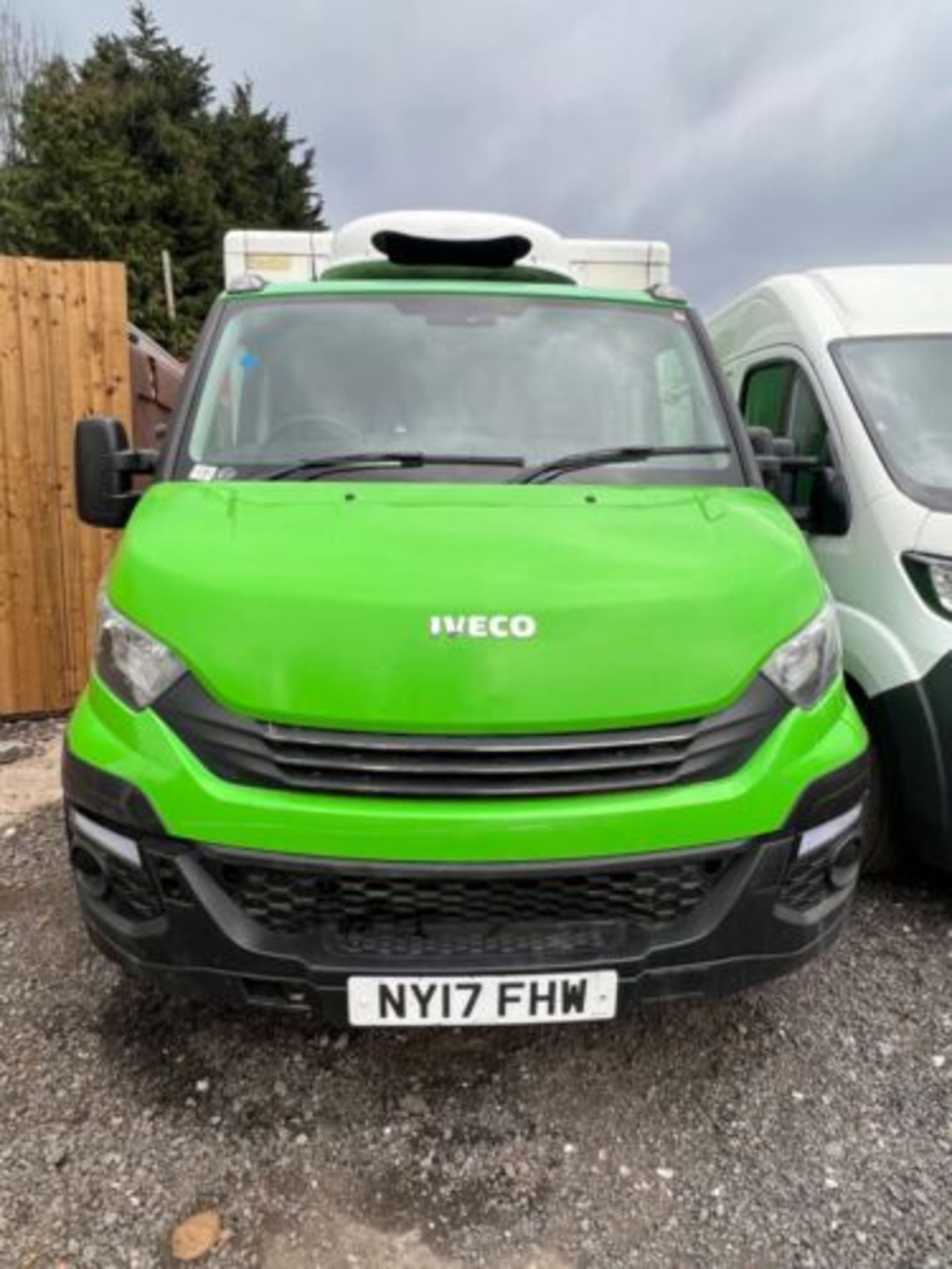 2017 IVECO DAILY EURO 6 CHASSIS CAB FRIDGE BOX VAN.