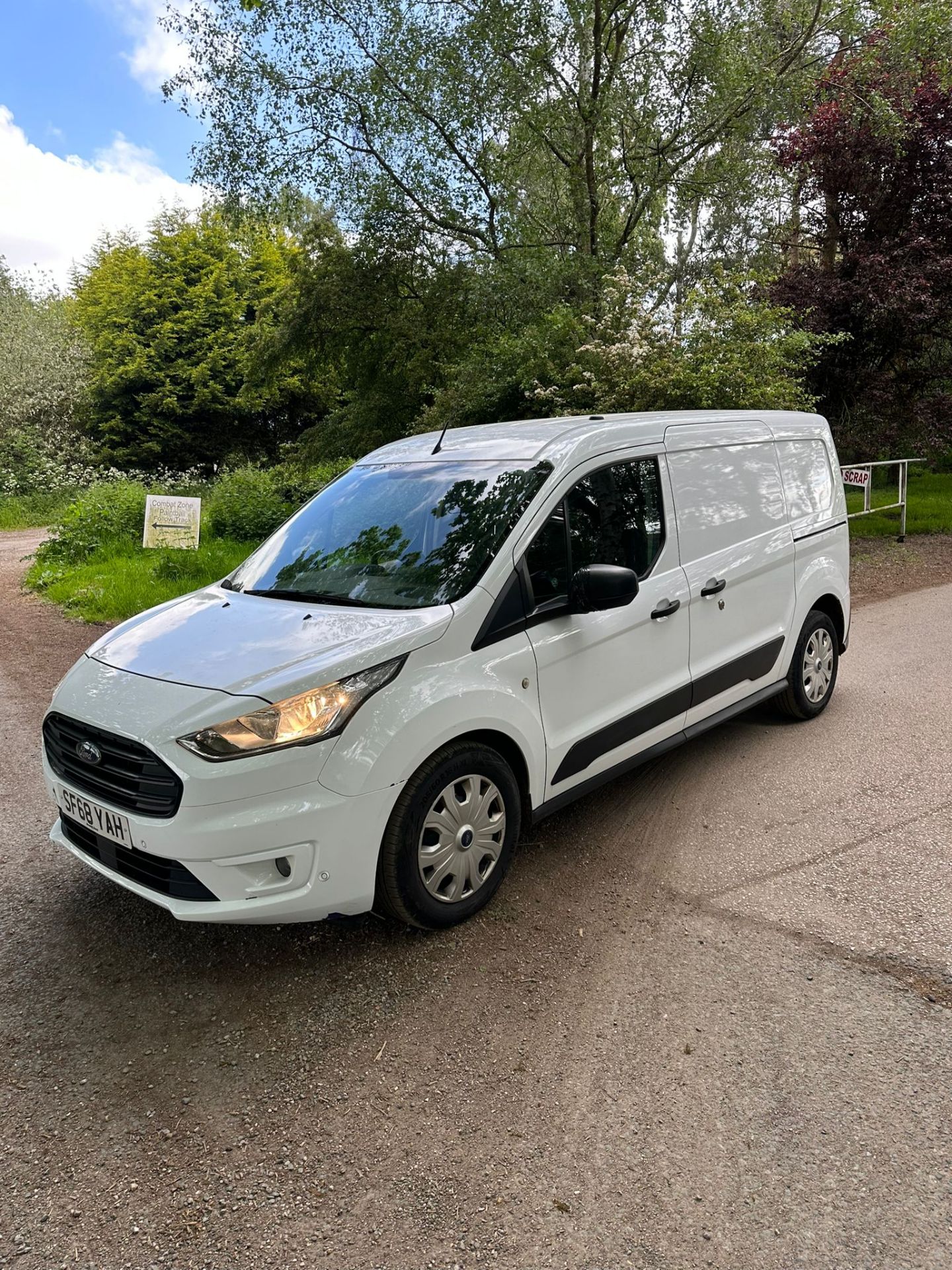 2019 68 FORD TRABSIT CONNECT TREND PANEL VAN - 113K MILES - NEWER SHAPE - EURO 6 - LWB - Image 3 of 10