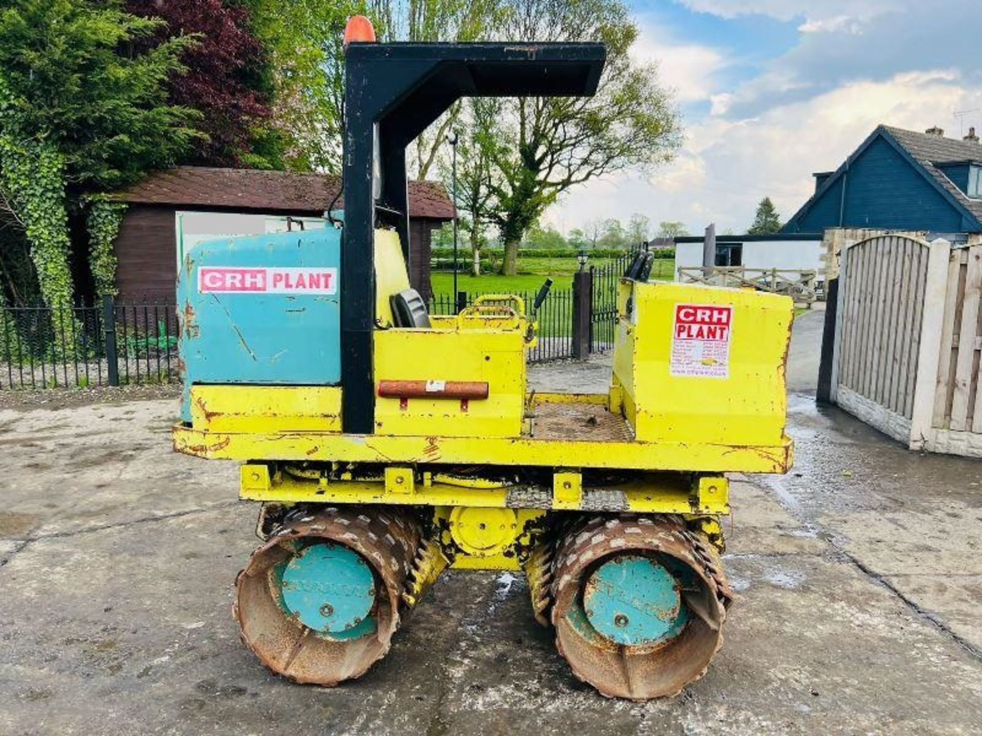 RAMMAX 2900-HF DOUBLE DRUM TRENCH ROLLER C/W KUBOTA ENGINE - Image 3 of 15