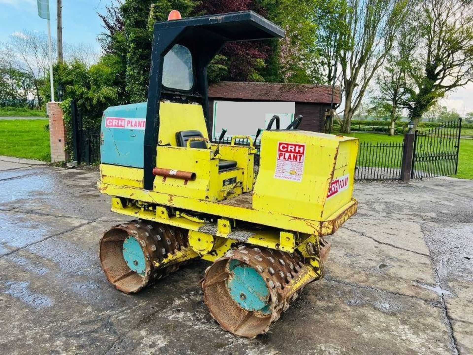 RAMMAX 2900-HF DOUBLE DRUM TRENCH ROLLER C/W KUBOTA ENGINE - Image 7 of 15