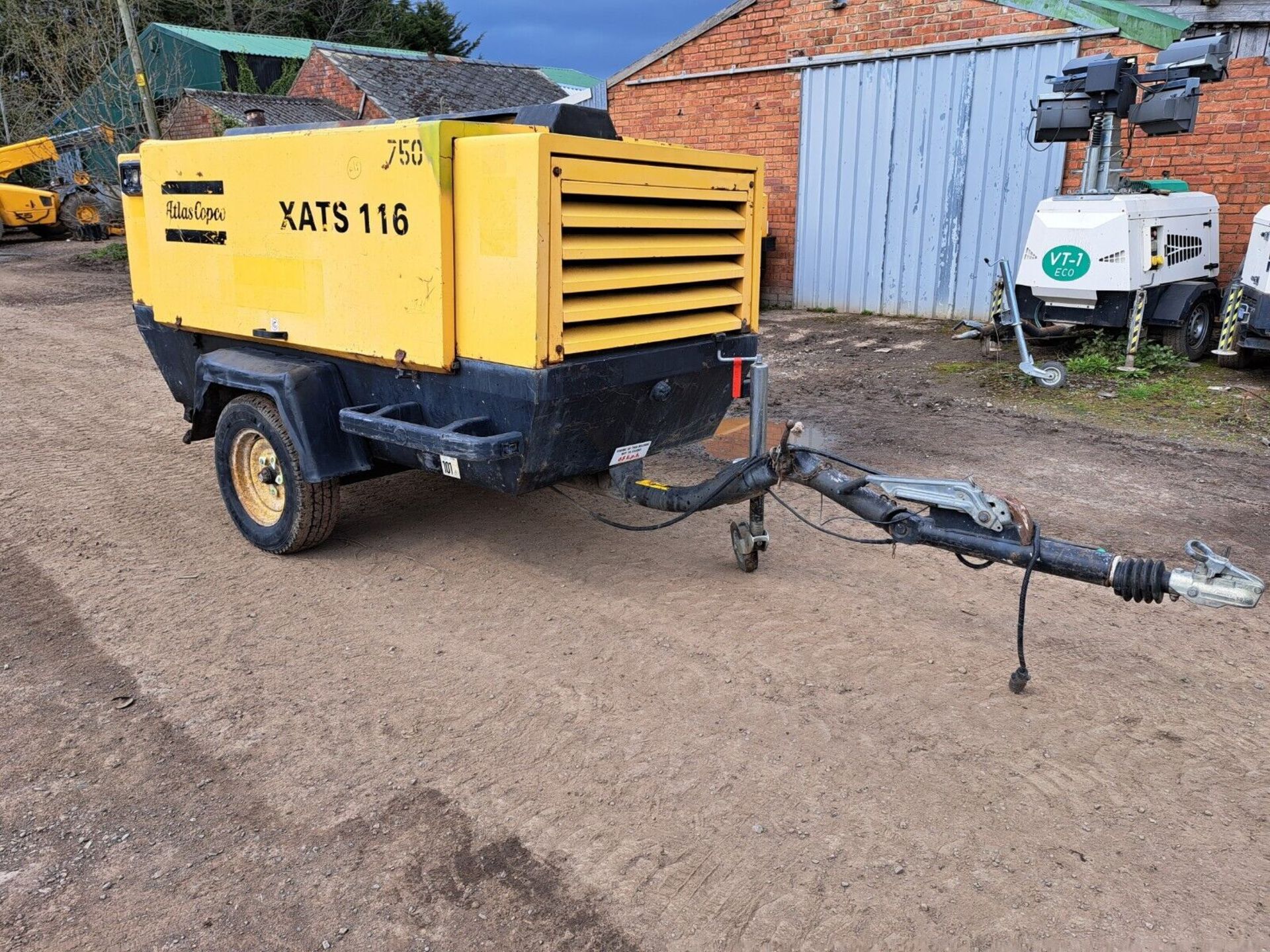 ATLAS COPCO XATS116 DIESEL COMPRESSOR 250CFM - Image 3 of 8