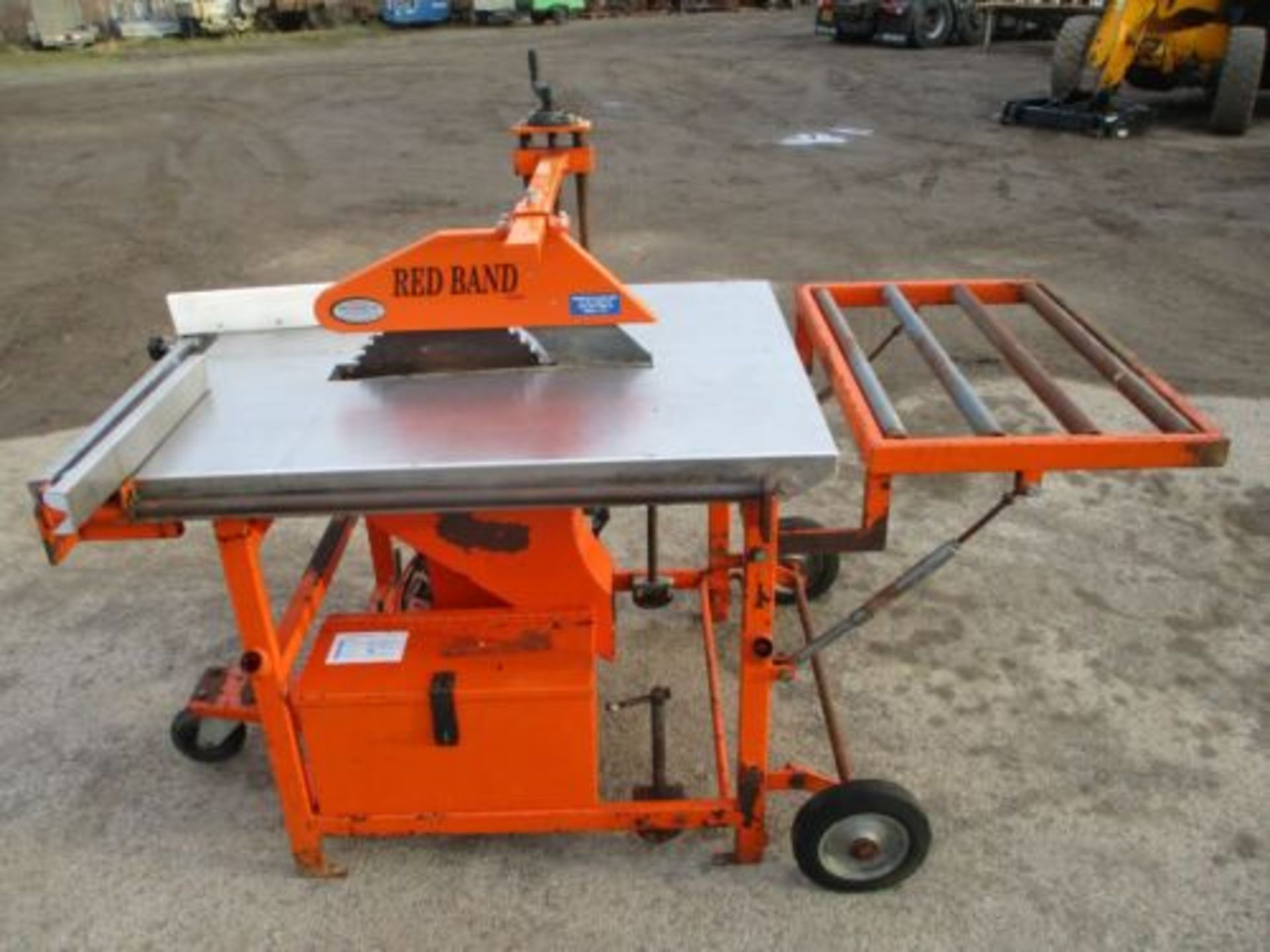 RED BAND WSA400 16" SITE WOOD SAW BENCH HONDA DIESEL ELECTRIC START DELIVERY - Image 2 of 6