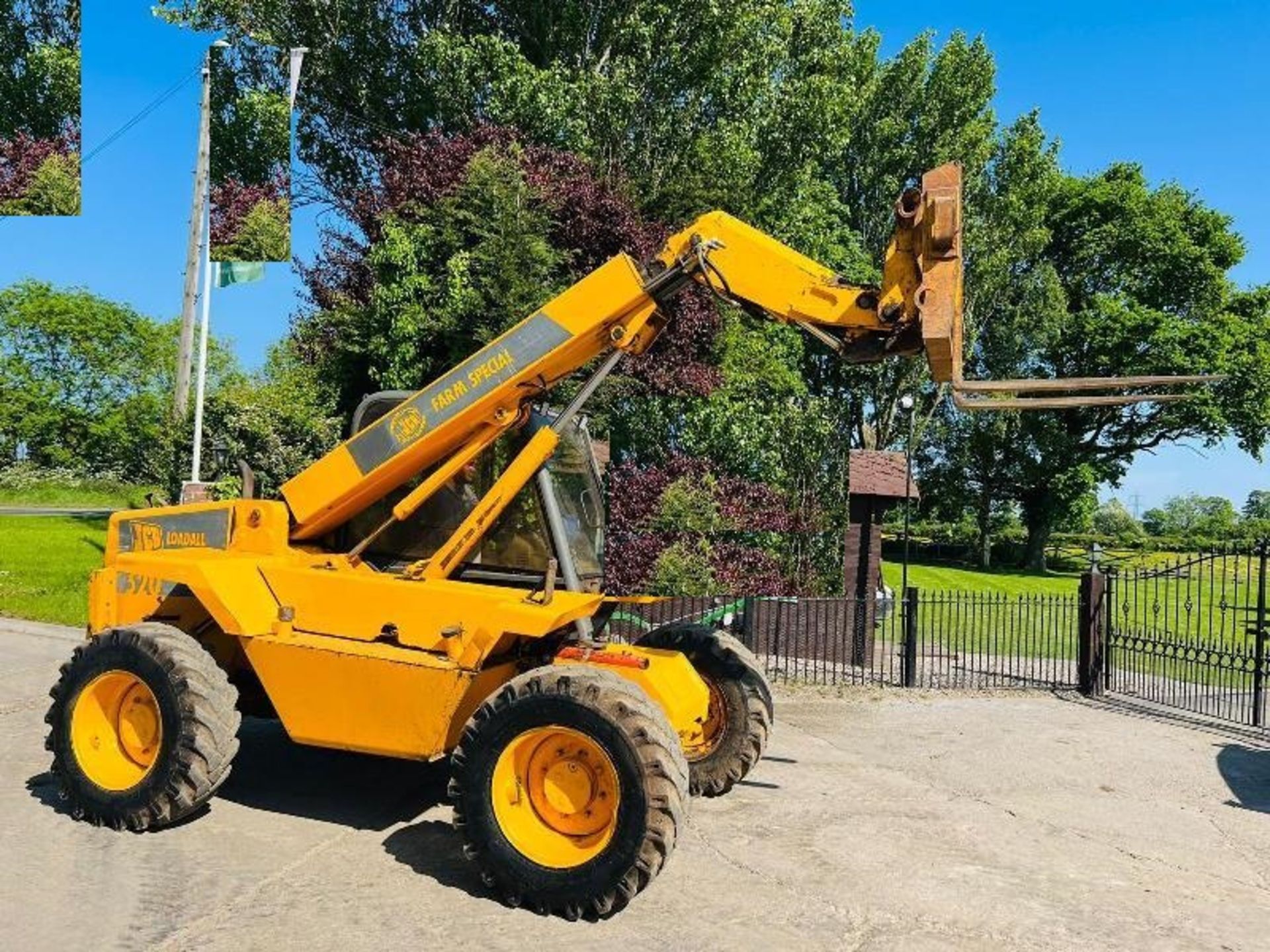 JCB 526 4WD TELEHANDLER C/W PALLET TINES - Image 7 of 13