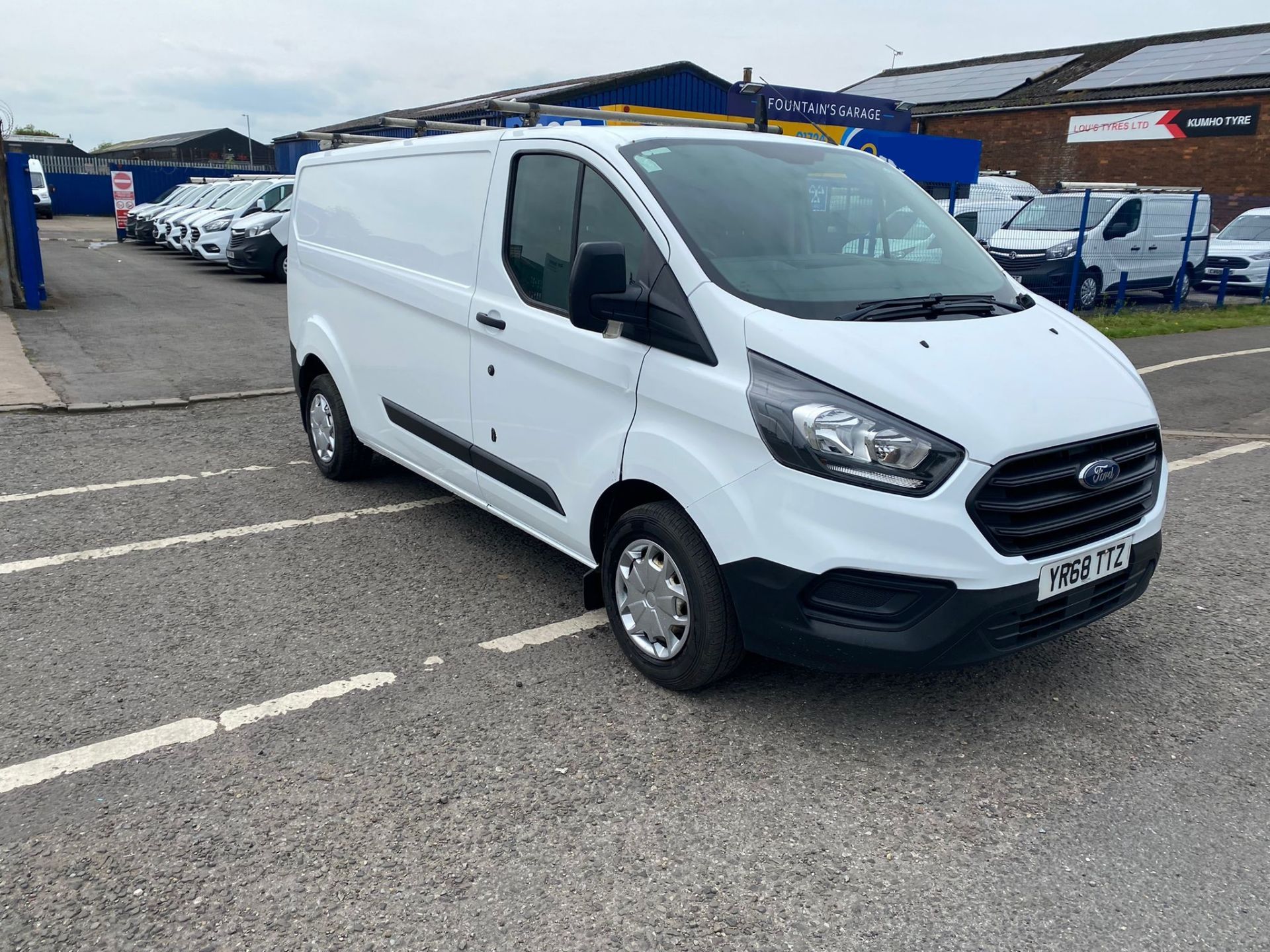 2018 68 FORD TRANSIT CUSTOM LWB PANEL VAN - 71K MILES - EURO 6 - FACELIFT.