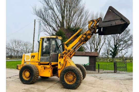 JCB 416 4WD HIGH TIP LOADING SHOVEL C/W TOE TIP BUCKET. - Image 1 of 15