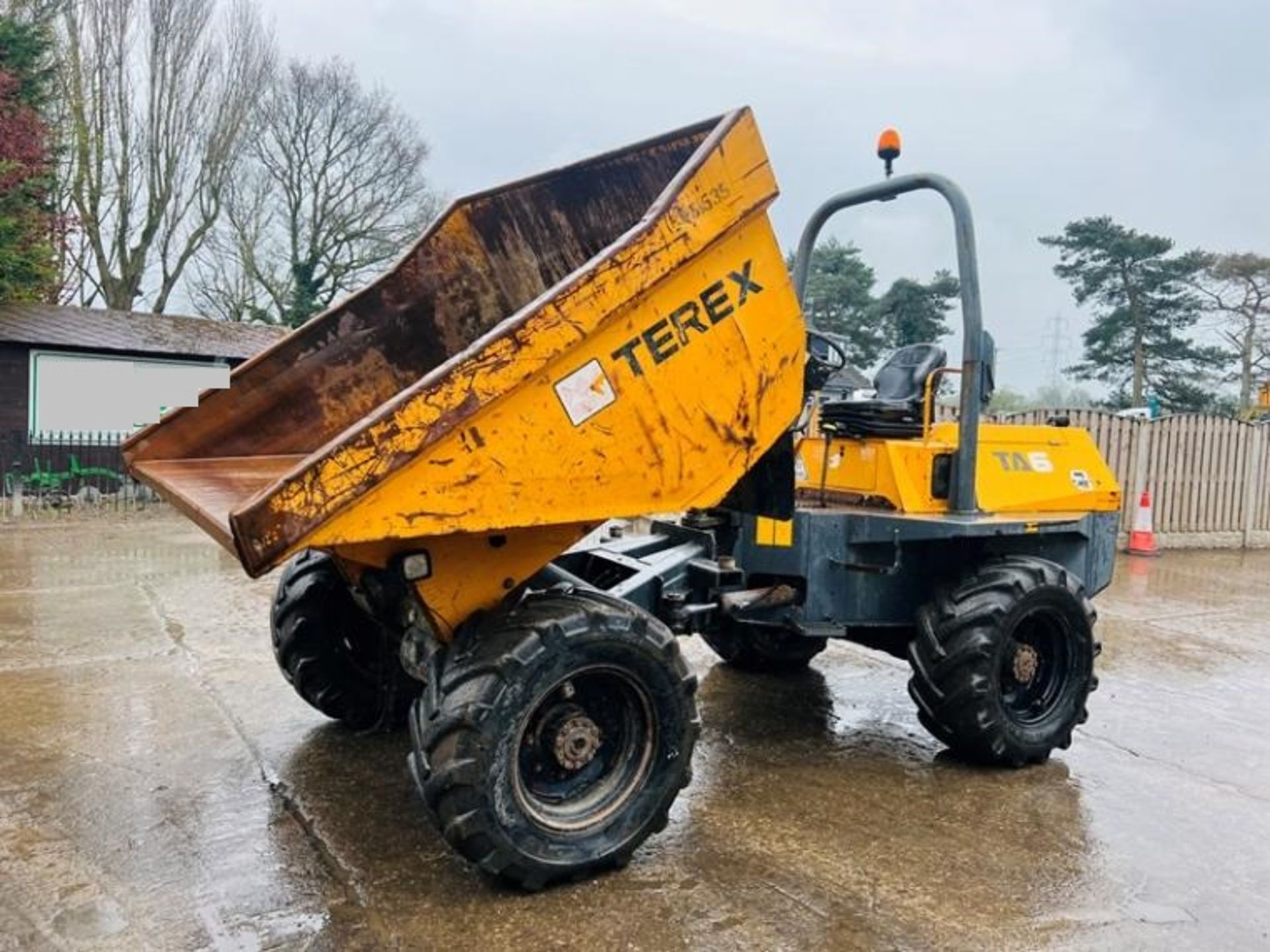 TEREX TA6 4WD DUMPER * YEAR 2011 , 2459 HOURS * C/W ROLE BAR