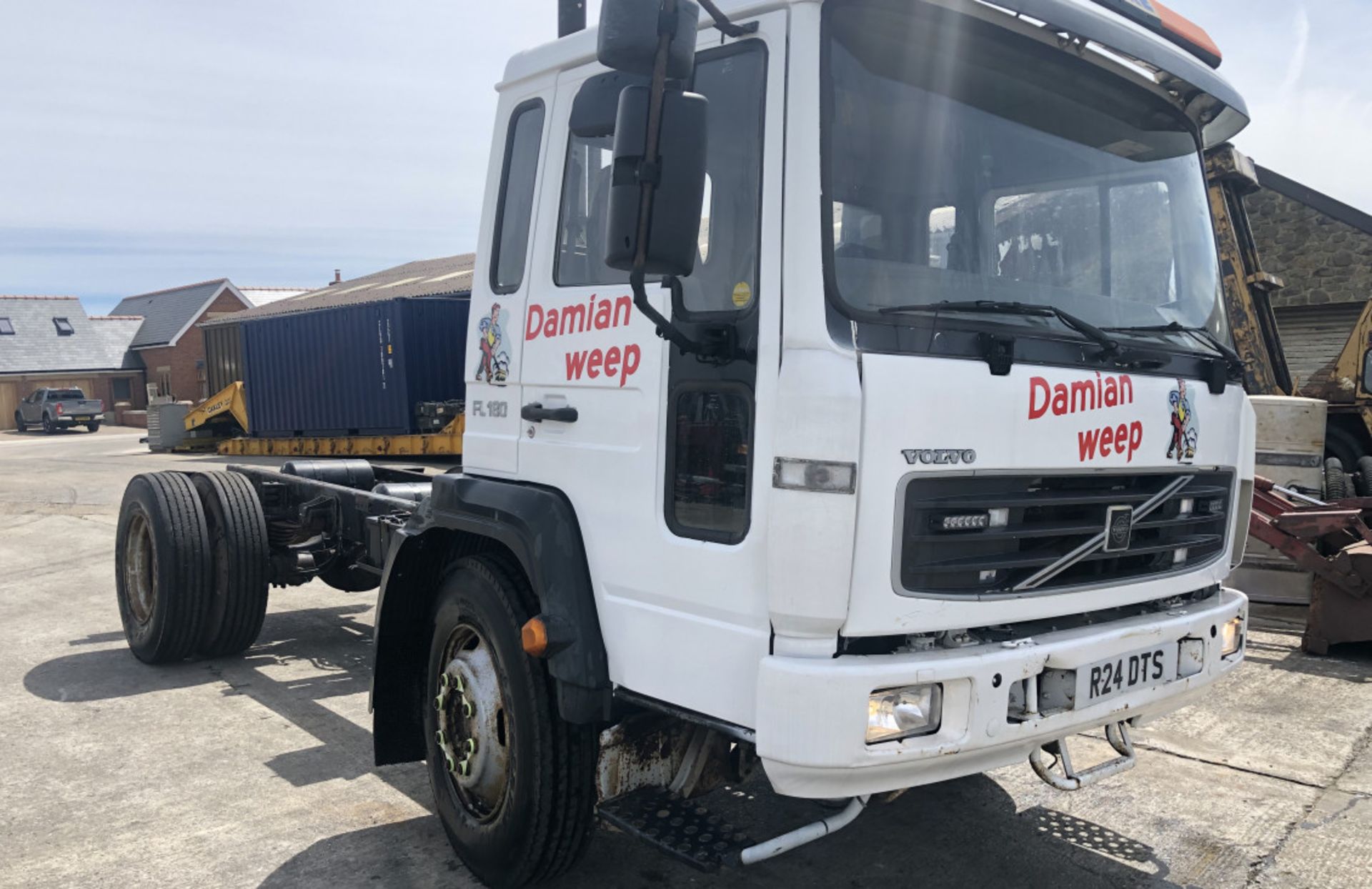 VOLVO FL 6 180 LEFT HAND DRIVE CAB AND CHASSIS TRUCK