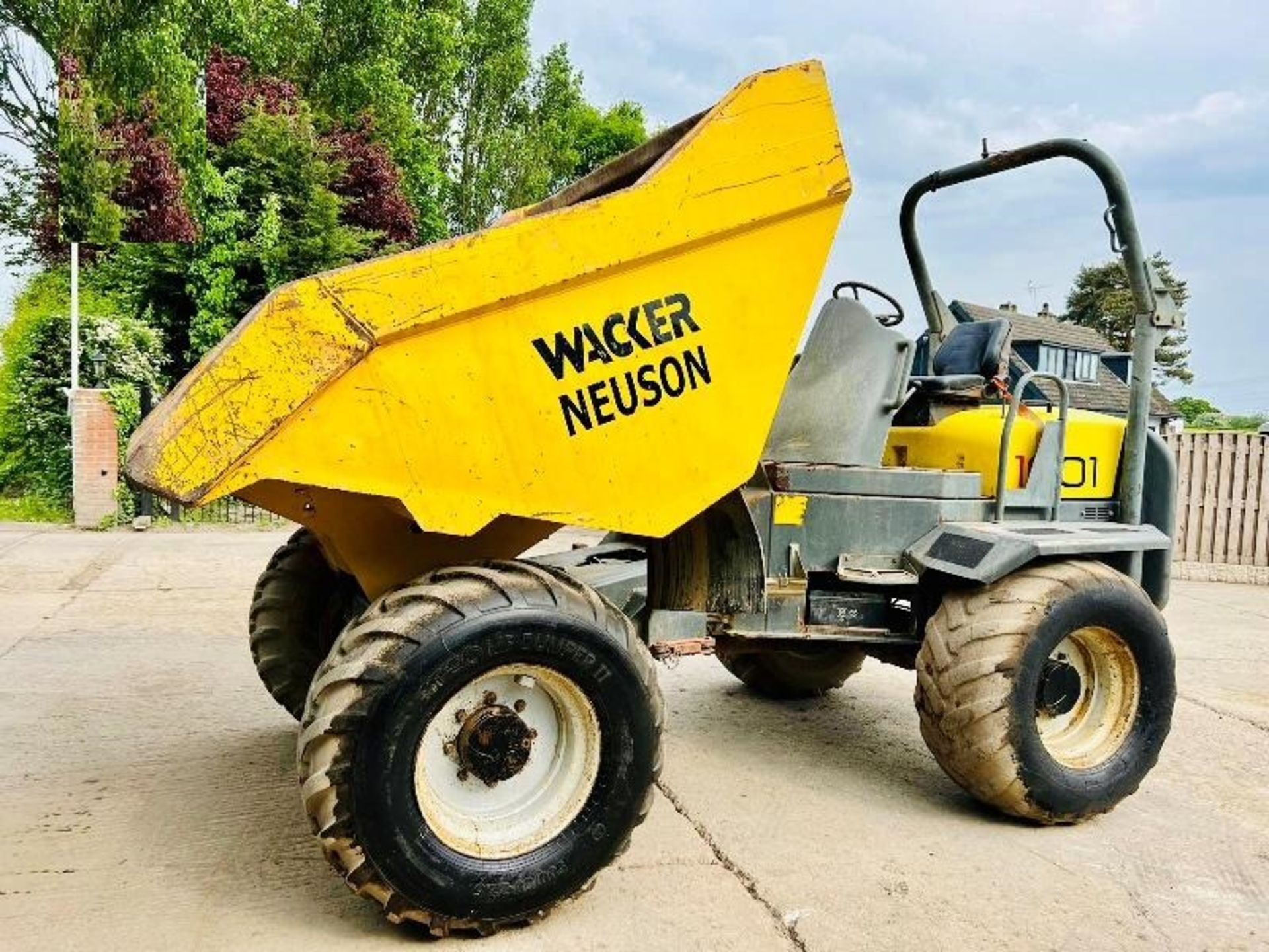 WACKER NEUSON 1001 4WD DUMPER *3976 HOURS, YEAR 2010* C/W PERKINS ENGINE - Image 4 of 25