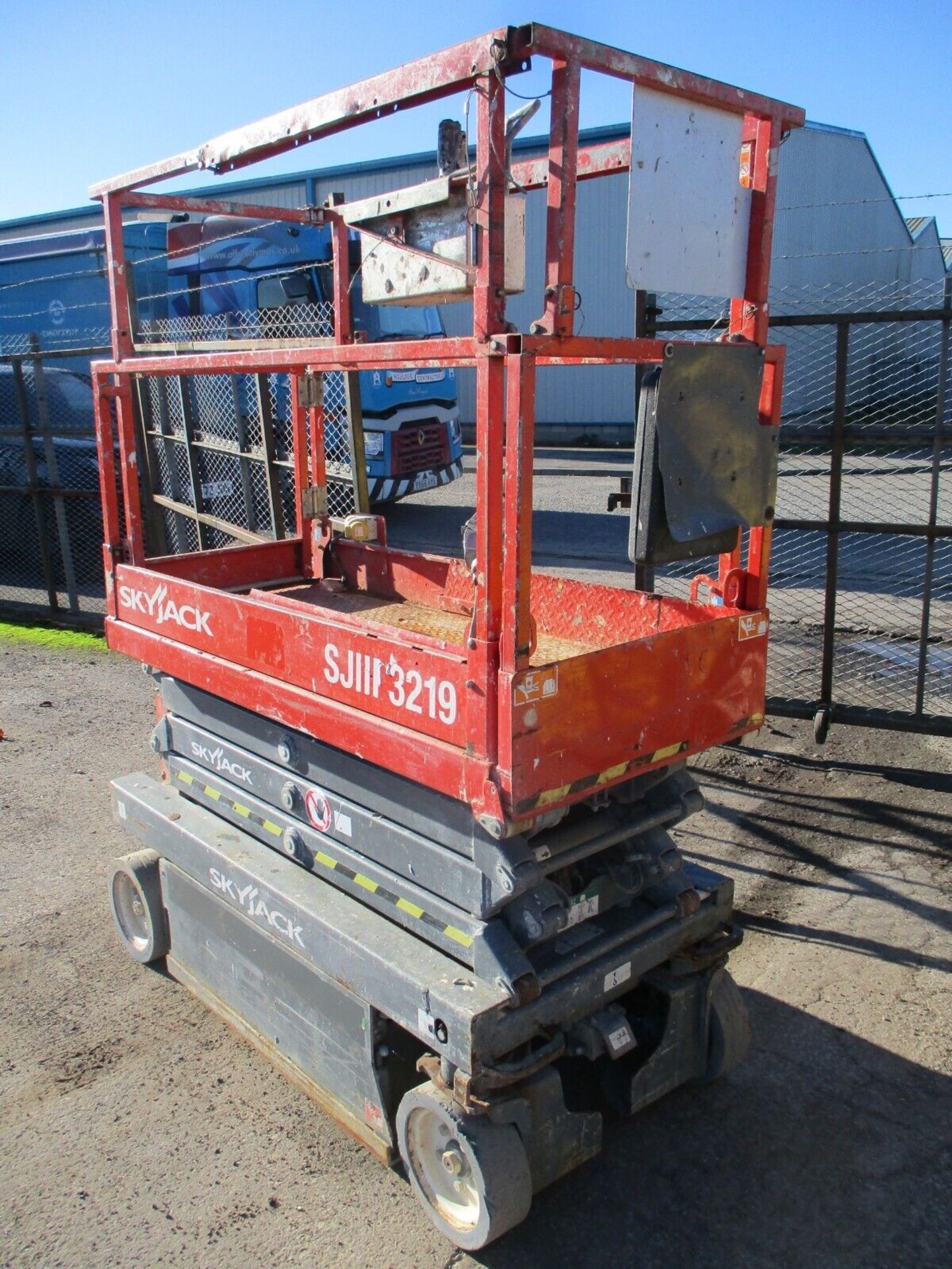 2014 SKYJACK SJ3219 SCISSOR LIFT ACCESS PLATFORM CHERRY PICKER GENIE 1932 DELIVE - Image 9 of 12