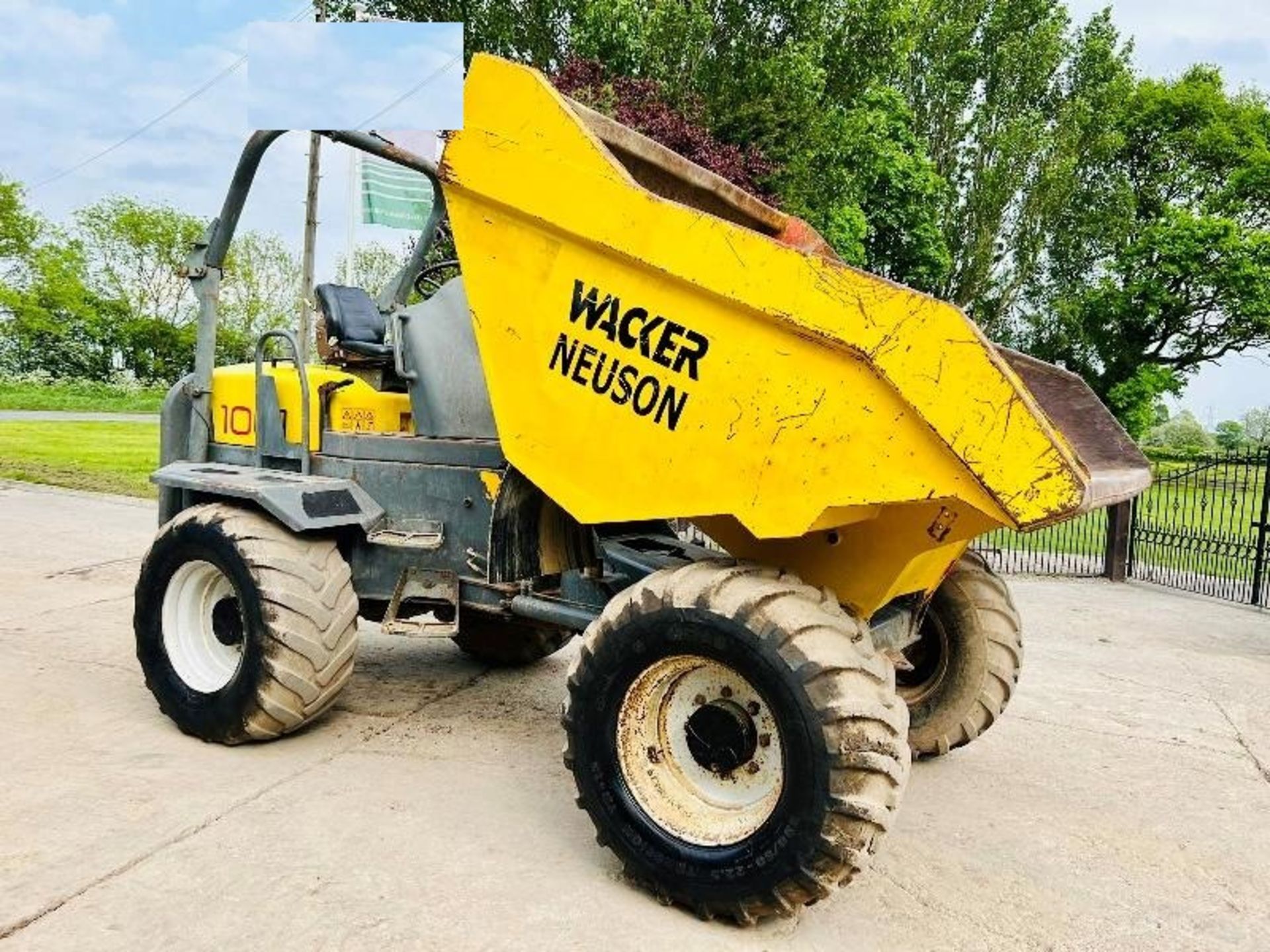 WACKER NEUSON 1001 4WD DUMPER *3976 HOURS, YEAR 2010* C/W PERKINS ENGINE - Image 11 of 25