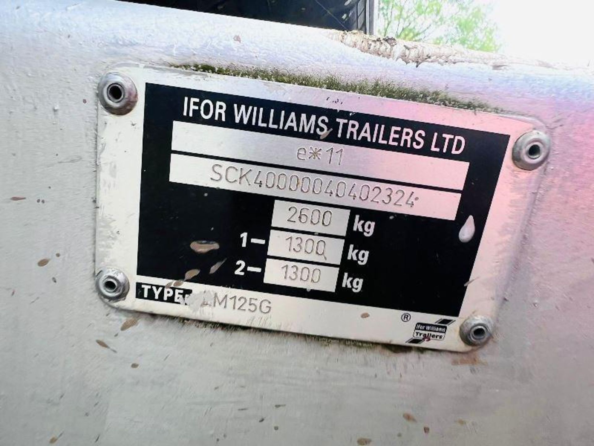 IFOR WILLIAMS LM125G DOUBLE AXLE DROP SIDE TRAILER C/W HIGH SIDED CAGE SIDES - Image 5 of 15