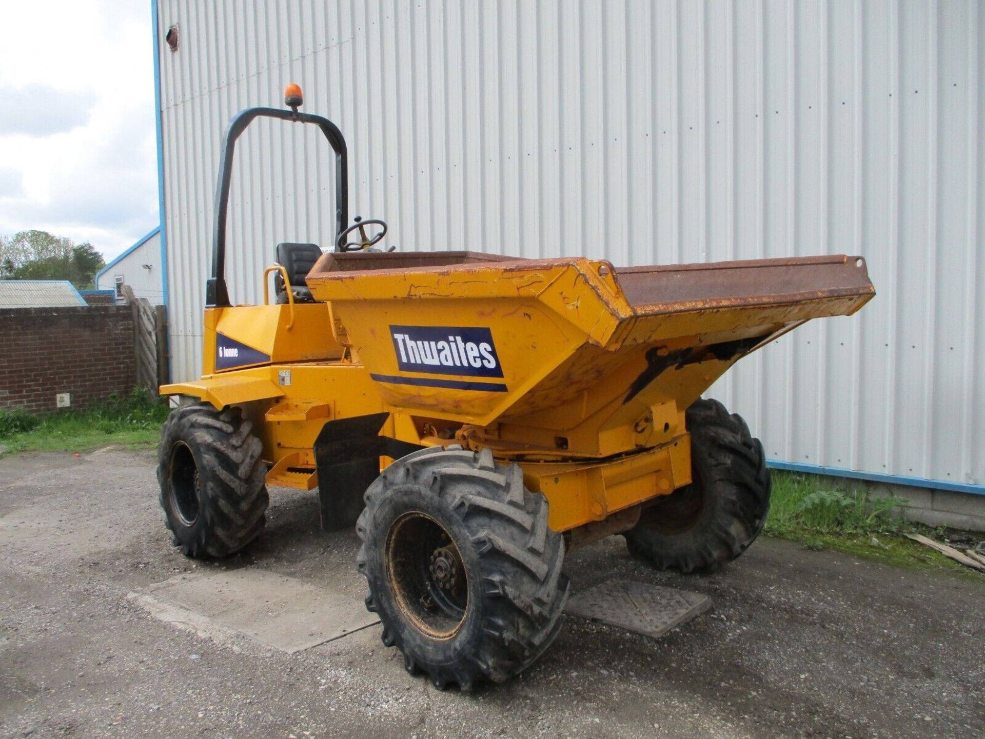 THWAITES 6 TON SWIVEL SKIP DUMPER BARFORD BENFORD TEREX JCB PERKINS DELIVERY - Image 4 of 14