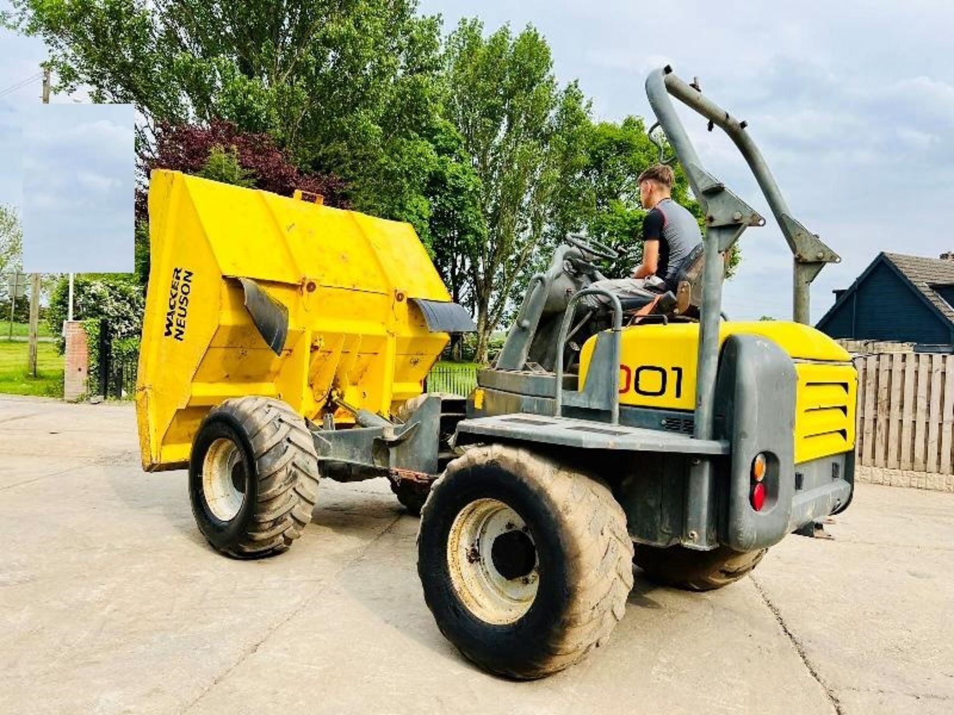 WACKER NEUSON 1001 4WD DUMPER *3976 HOURS, YEAR 2010* C/W PERKINS ENGINE - Image 12 of 25