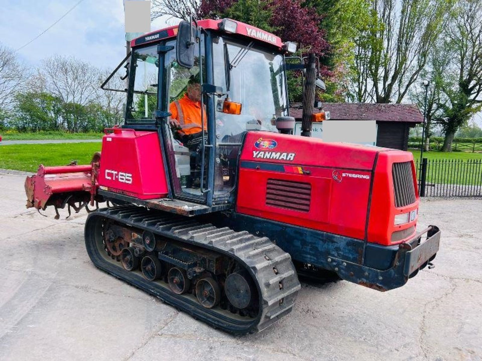 YANMAR CT65 TRACKED TRACTOR *2695 HOURS* C/W REAR ROTAVATOR - Image 7 of 20