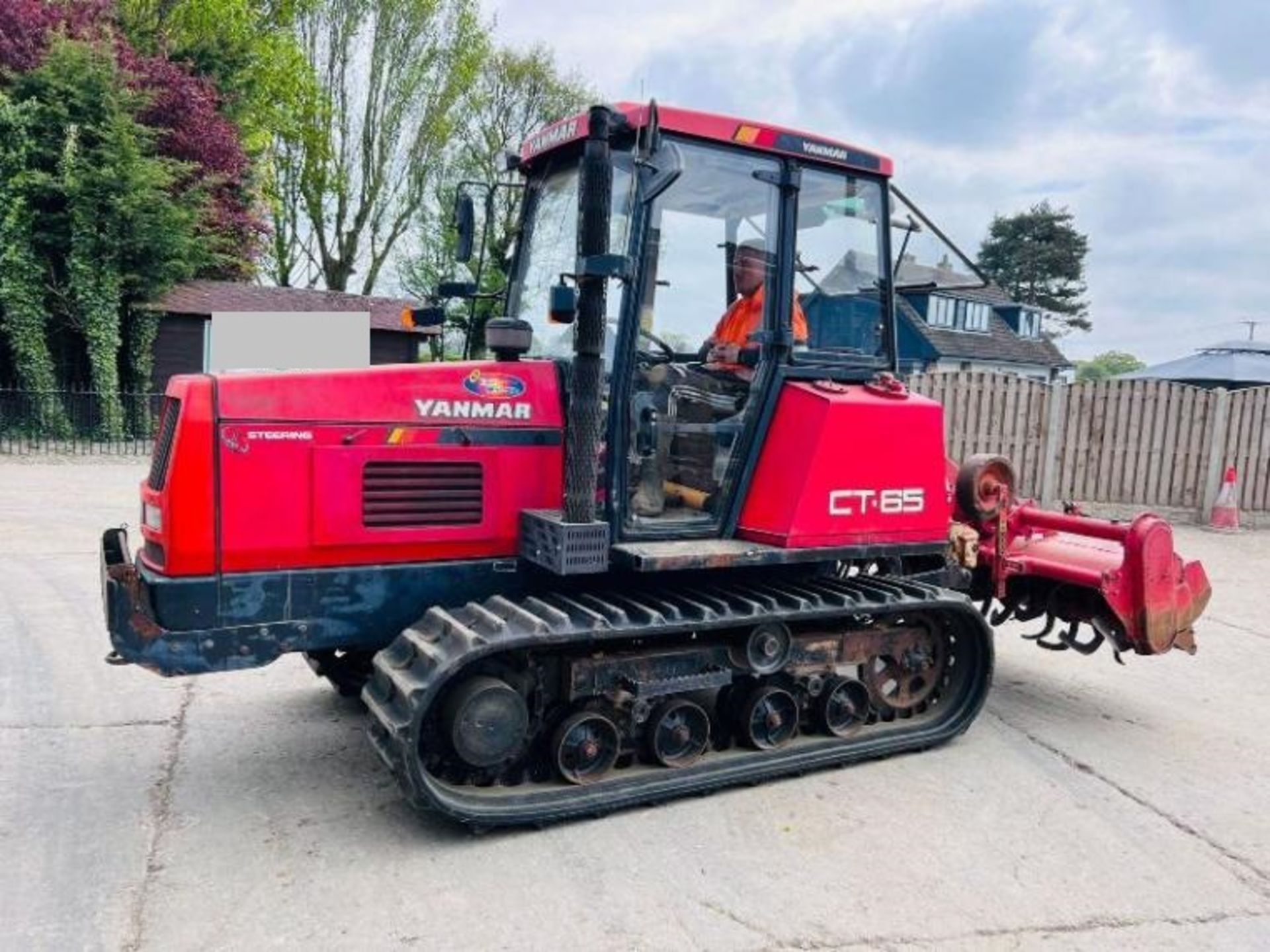 YANMAR CT65 TRACKED TRACTOR *2695 HOURS* C/W REAR ROTAVATOR - Image 20 of 20