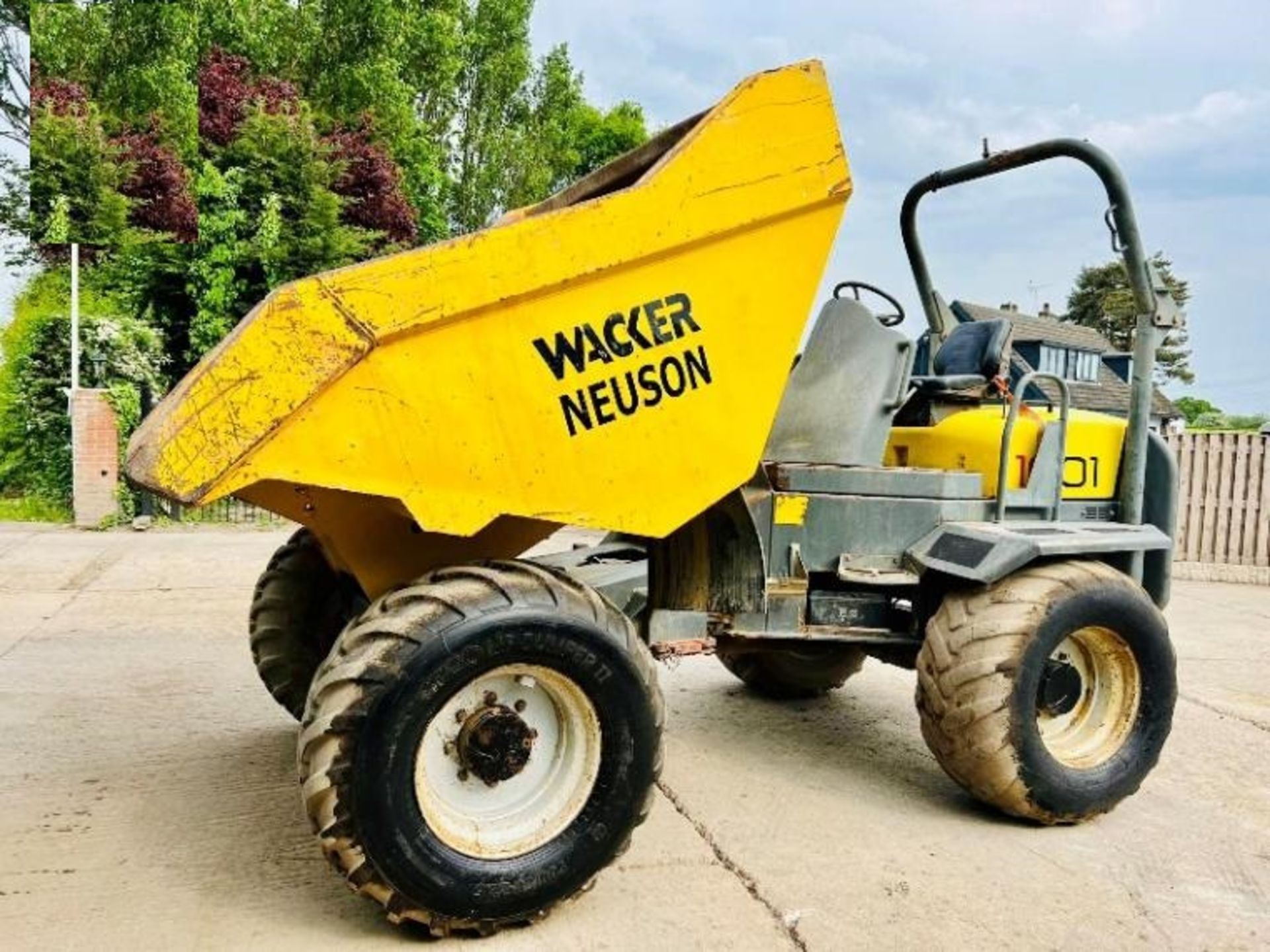 WACKER NEUSON 1001 4WD DUMPER *3976 HOURS, YEAR 2010* C/W PERKINS ENGINE - Image 25 of 25