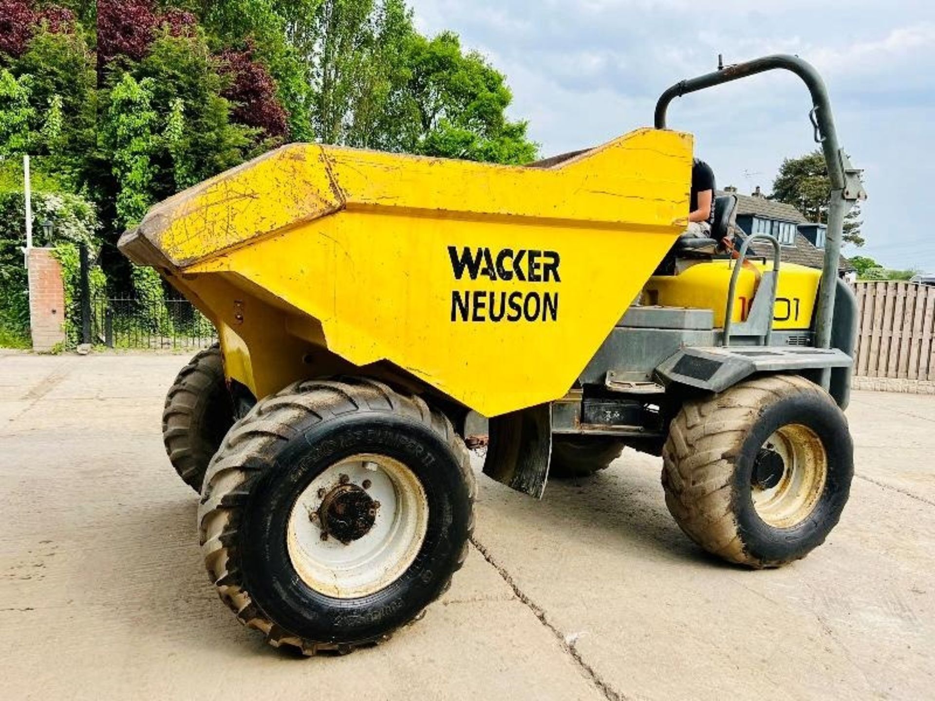 WACKER NEUSON 1001 4WD DUMPER *3976 HOURS, YEAR 2010* C/W PERKINS ENGINE - Image 7 of 25