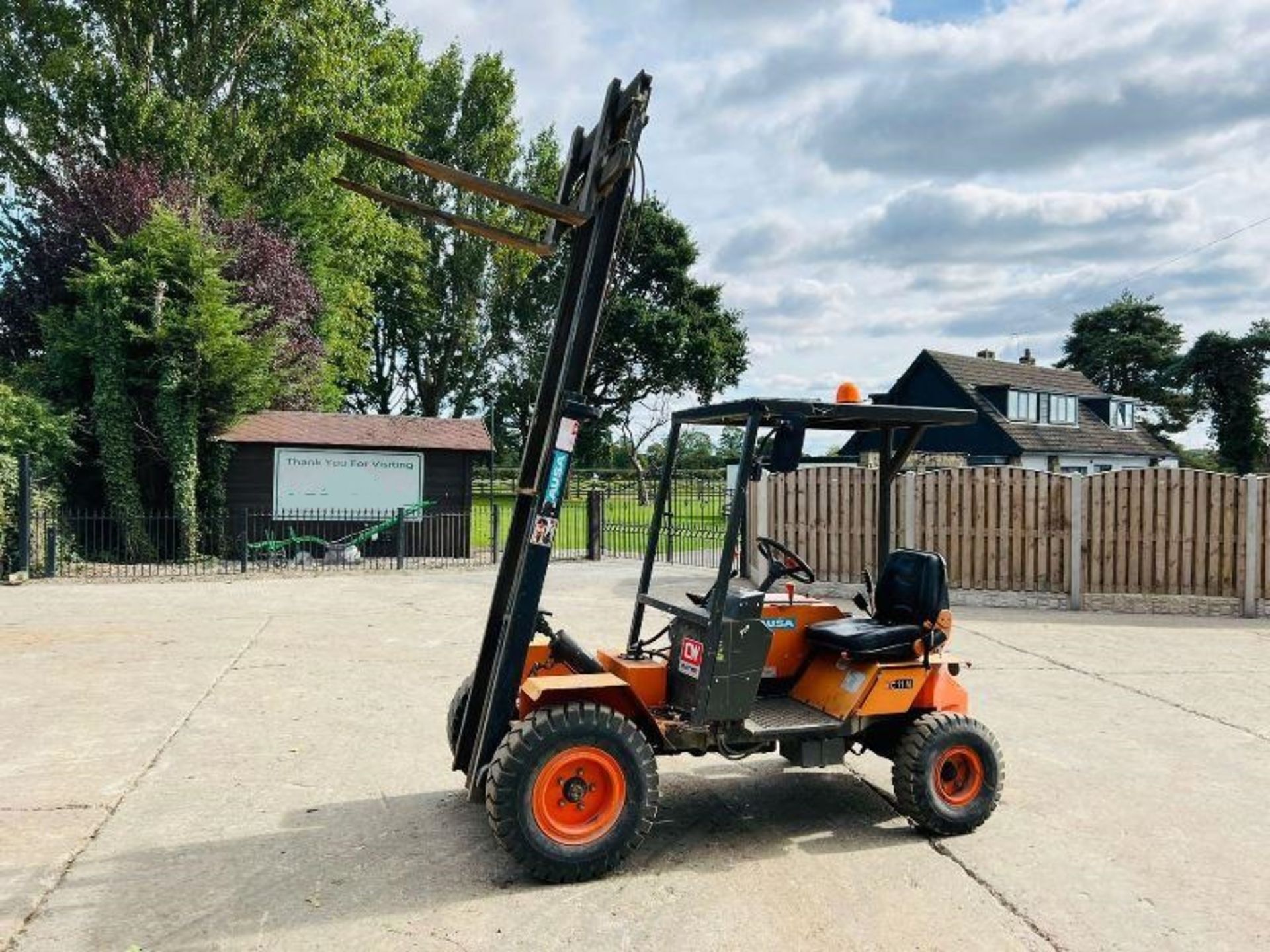 AUSA C11M ROUGH TERRIAN FORKLIFT * YEAR 2015 * C/W SIDE SHIFT - Image 5 of 13