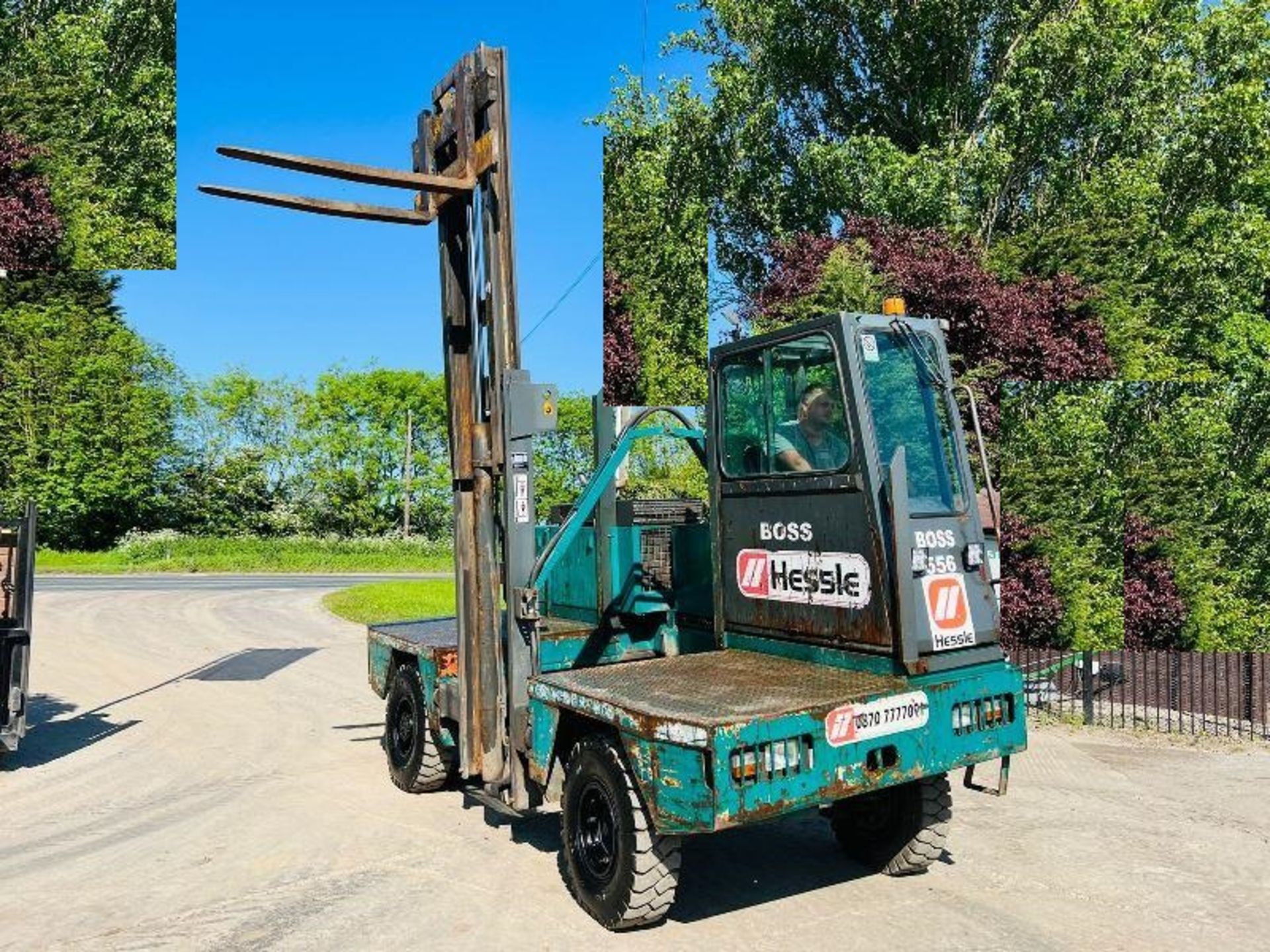 BOSS 556 SIDE LOADING FORKLIFT *FULL REFURB IN 2014* C/W PERKINS ENGINE - Image 17 of 25