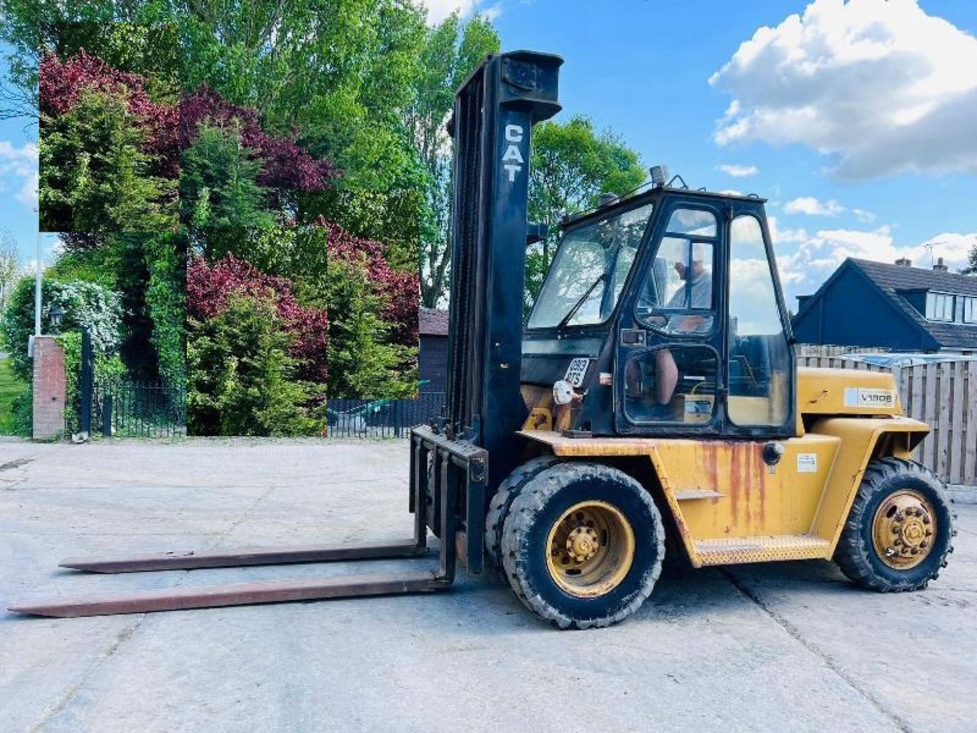 CATERPILLAR V180B DIESEL FORKLIFT C/W 2 STAGE MAST - Image 18 of 21