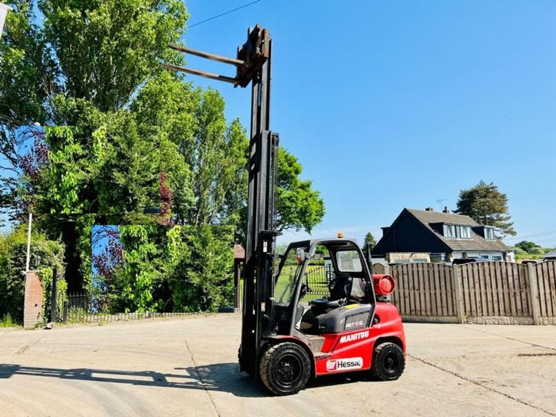 MANITOU MI30G FORKLIFT *YEAR 2013, CONTAINER SPEC, 1572 HOURS* C/W TURN TABLE - Image 12 of 18