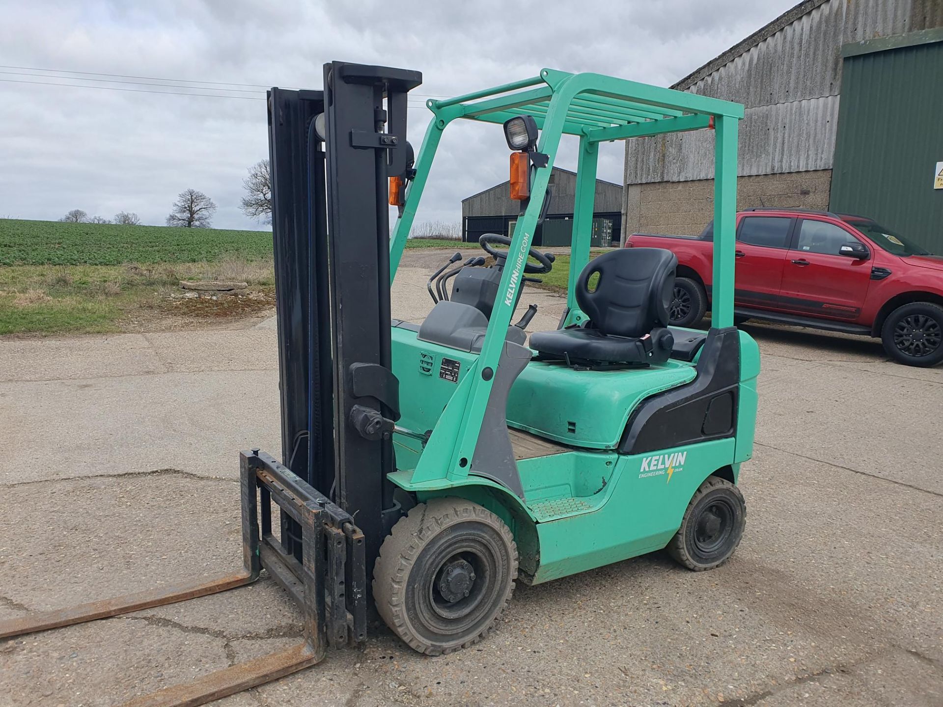 MITSUBISHI DIESEL FORKLIFT.1500KG CAPACITY WITH SHORT MAST - Image 9 of 10