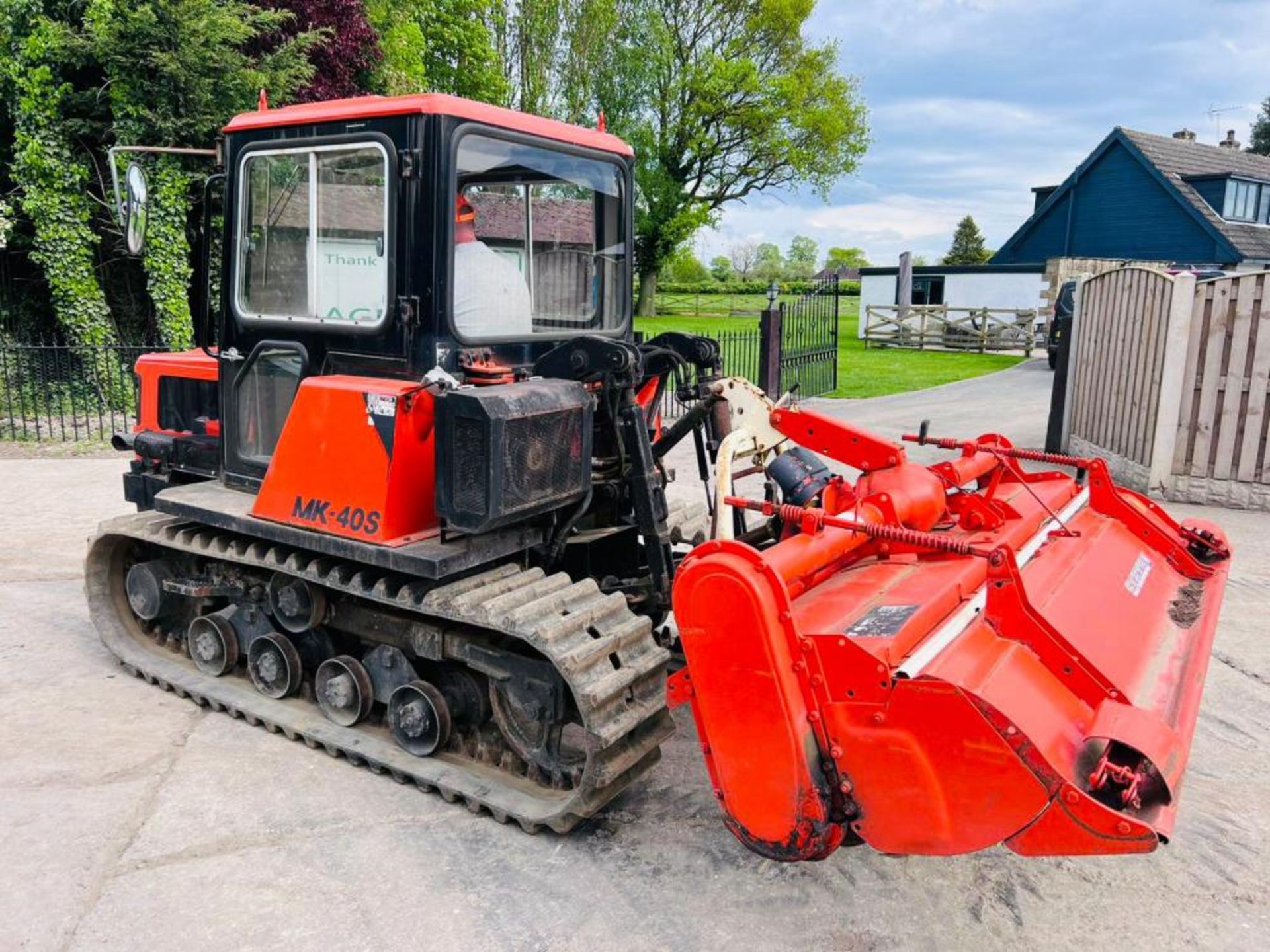 MOROOKA MK40S TRACKED TRACTOR C/W ROTAVATOR - Image 7 of 20