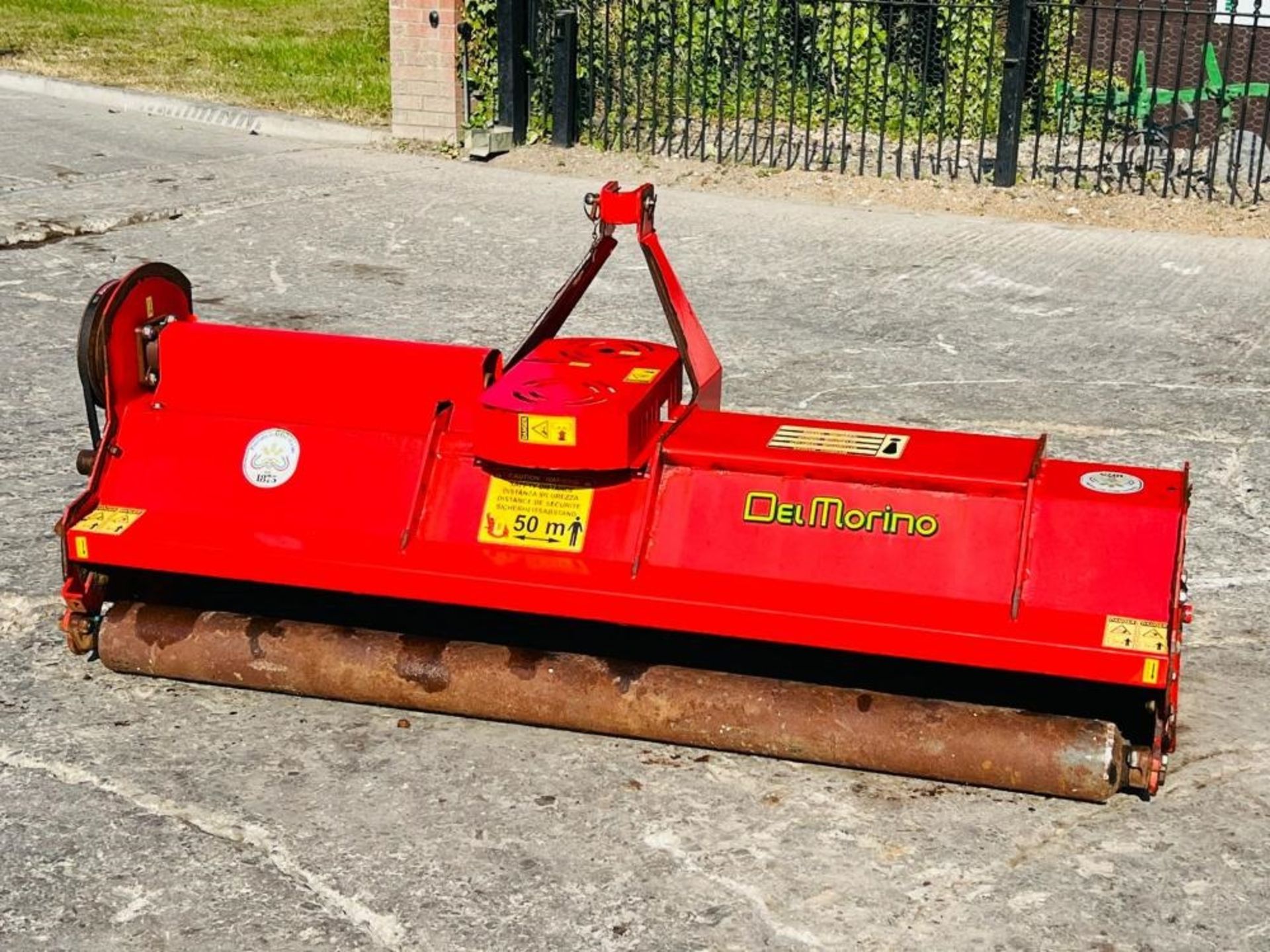 DELMORINO FLIPPER 186 FLAIL MOWER *YEAR 2020, SPARE AND REPAIRS* C/W ROLLER - Image 8 of 10