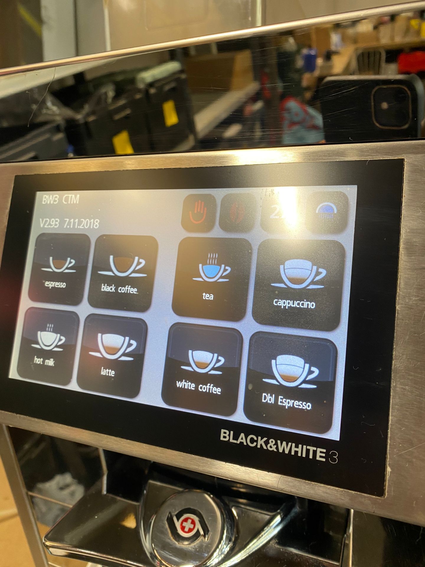 THERMOPLAN BLACK & WHITE 3 COMMERCIAL BEAN TO CUP COFFEE MACHINE RRP£9000 - Bild 2 aus 12