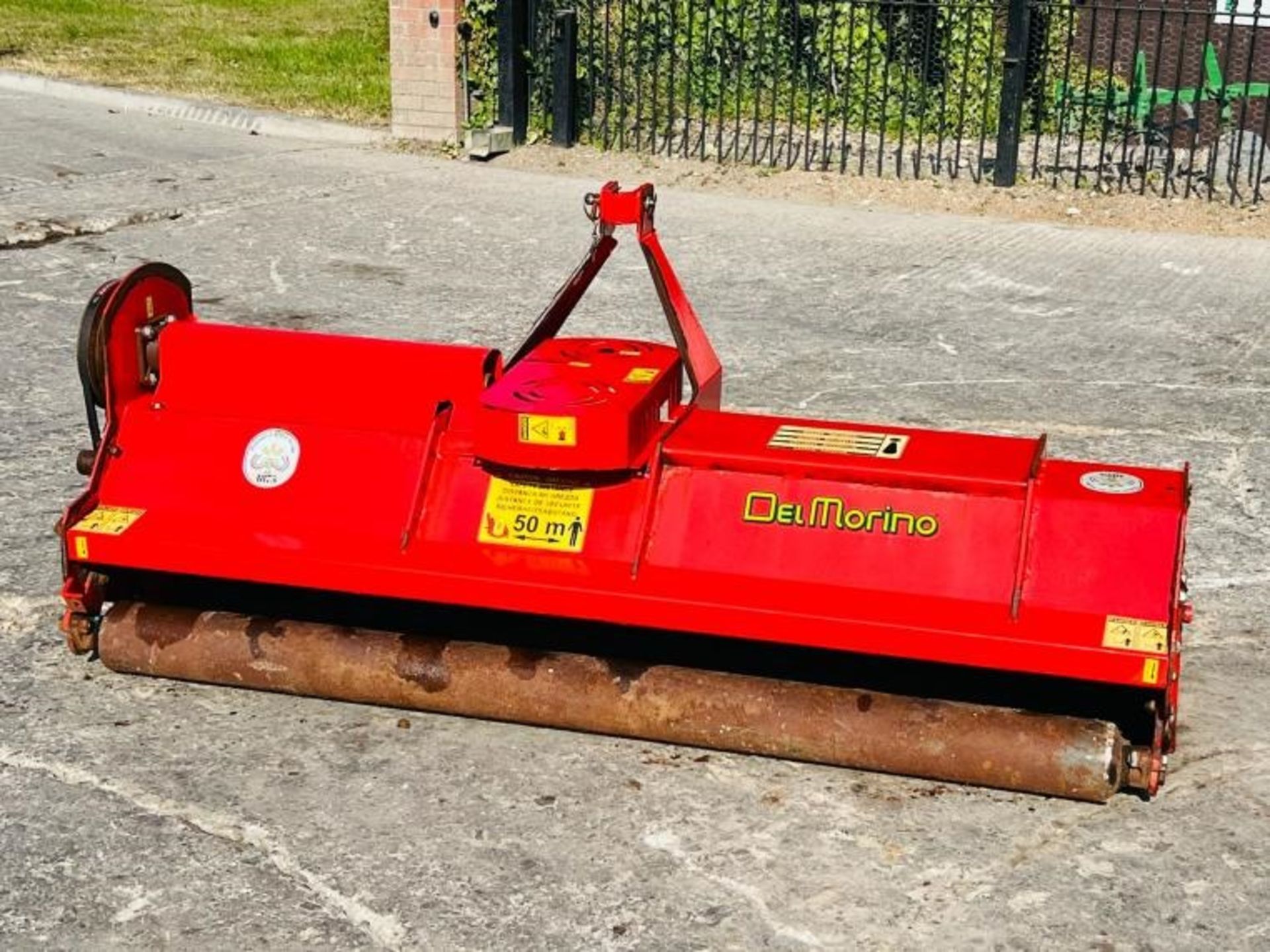 DELMORINO FLIPPER 186 FLAIL MOWER *YEAR 2020, SPARE AND REPAIRS* C/W ROLLER - Image 5 of 10