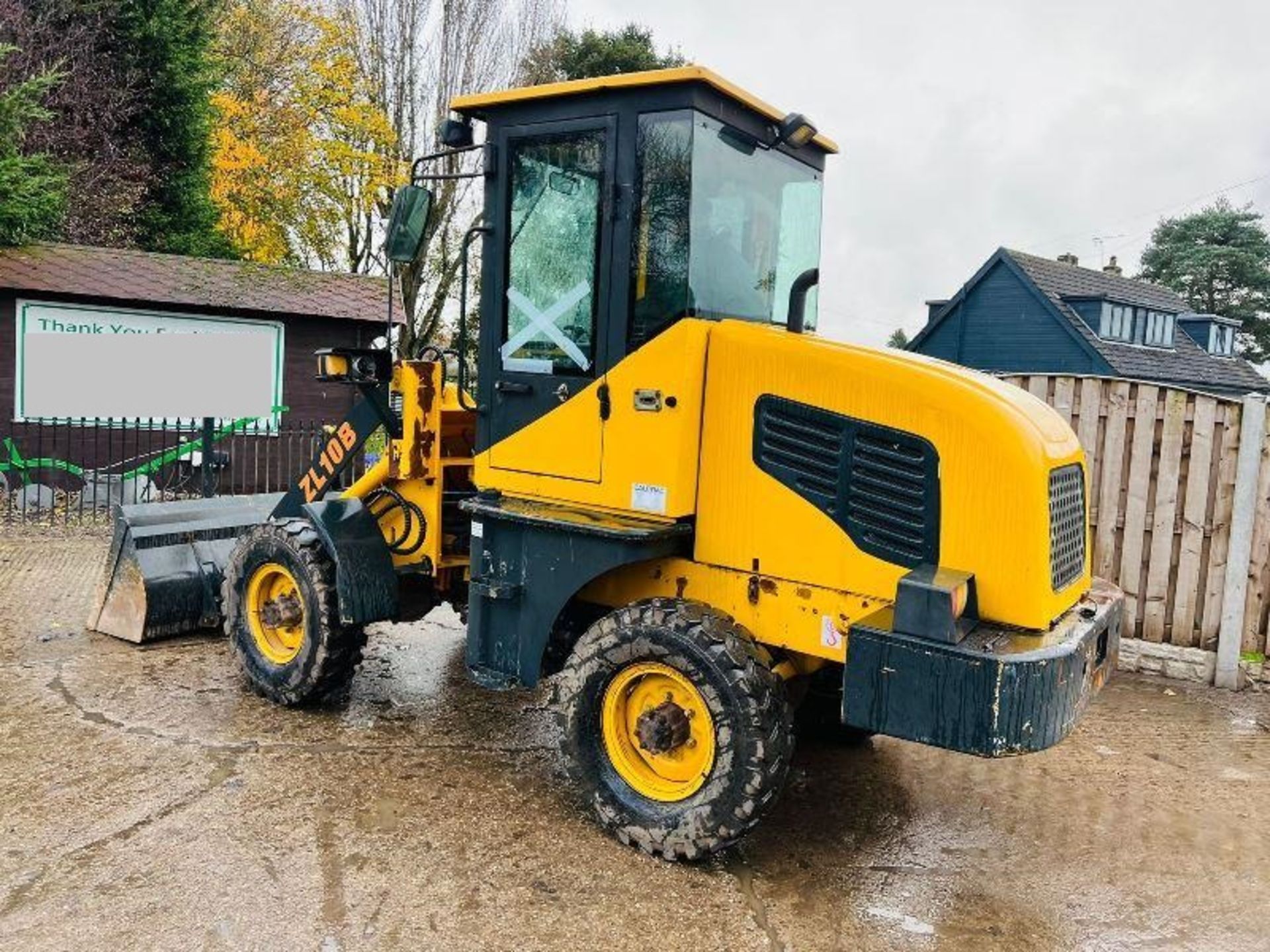 ZL10B 4WD LOADING SHOVEL C/W BUCKET - Image 3 of 10