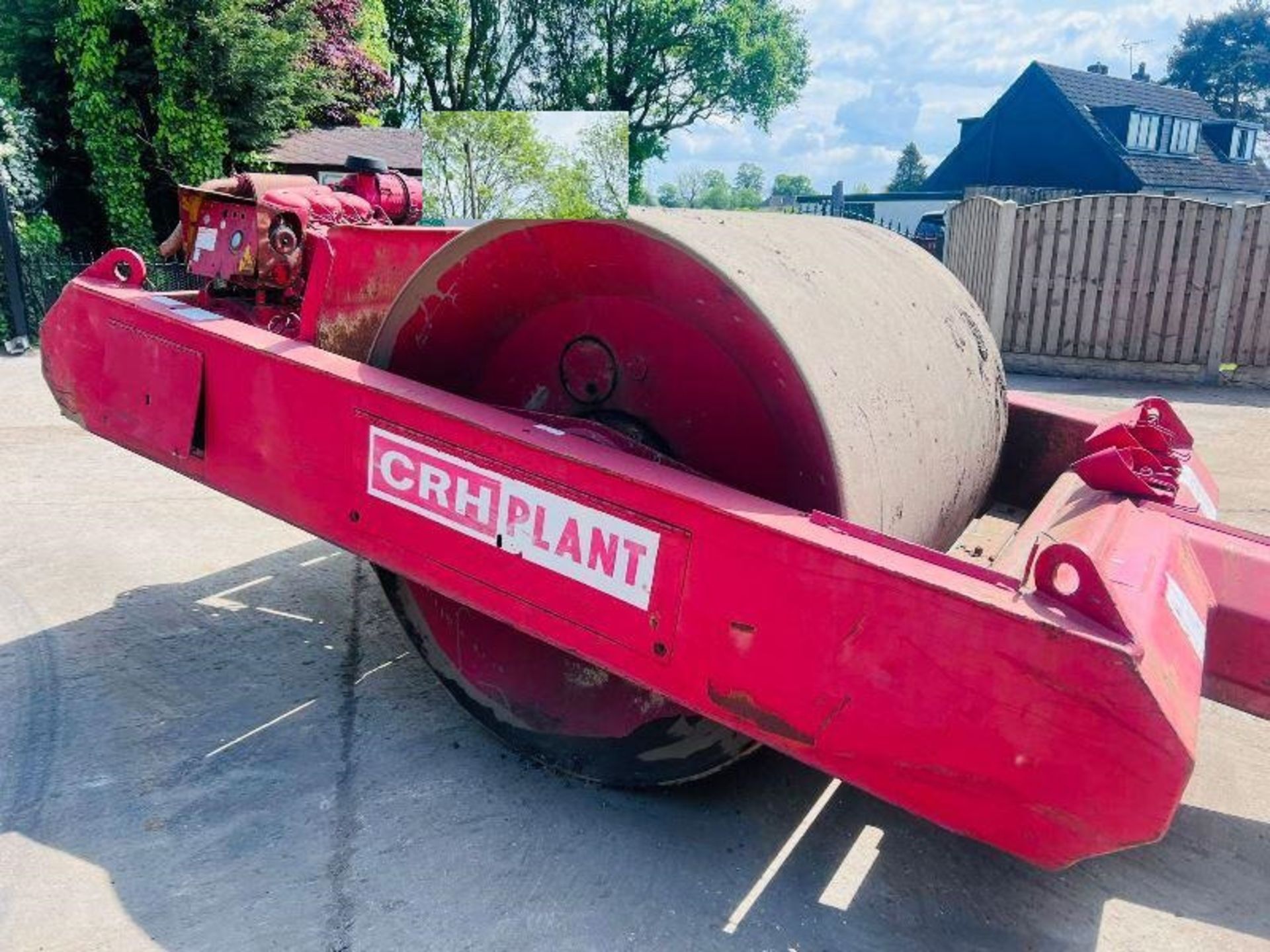 BOMAG BW6 SINGLE DRUM VIBRATING TOWABLE ROLLER C/W DEUTZ ENGINE - Image 6 of 9