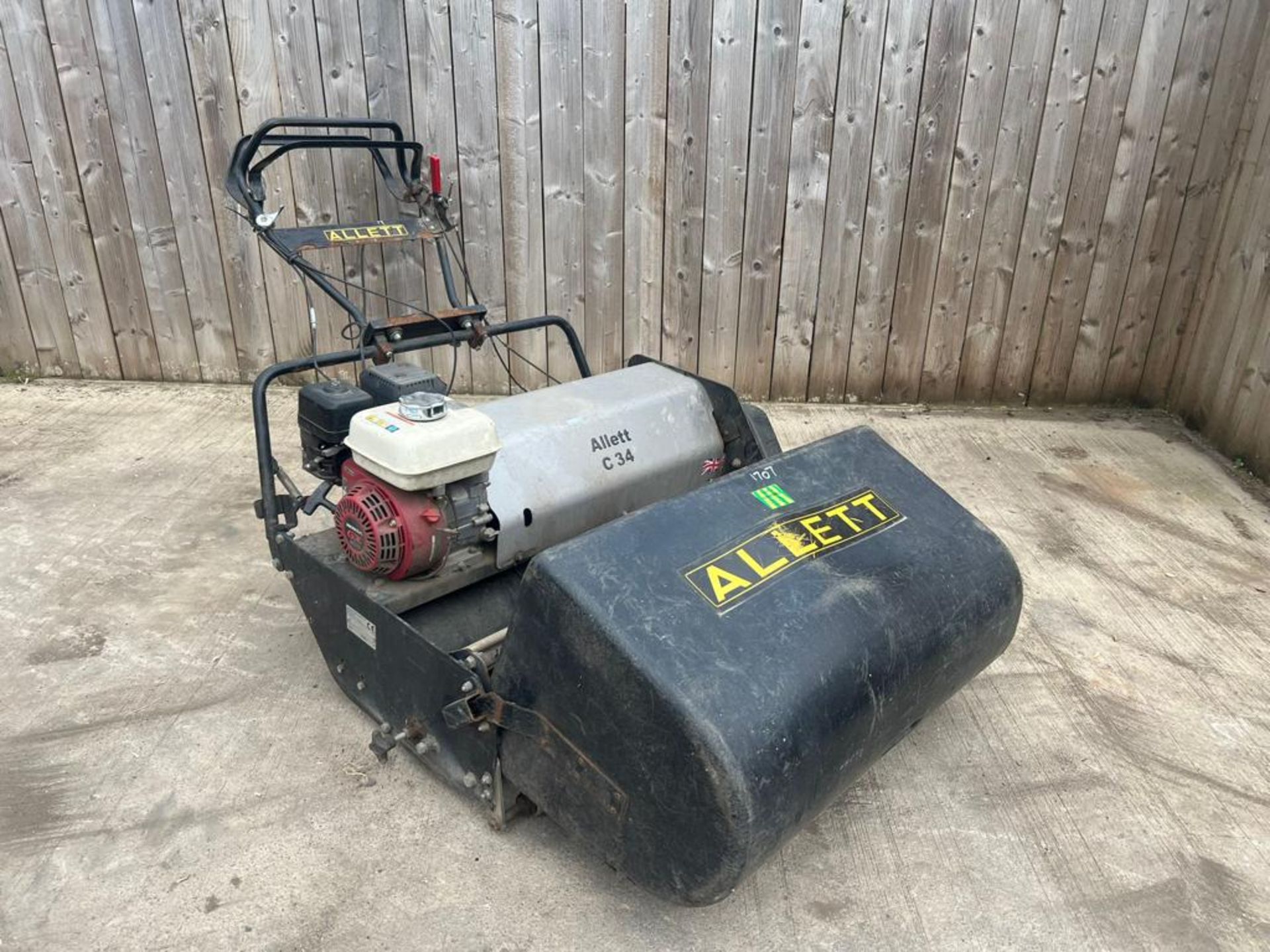 ALLETT C34 PETROL CYLINDER MOWER / SWEEPER BRUSH