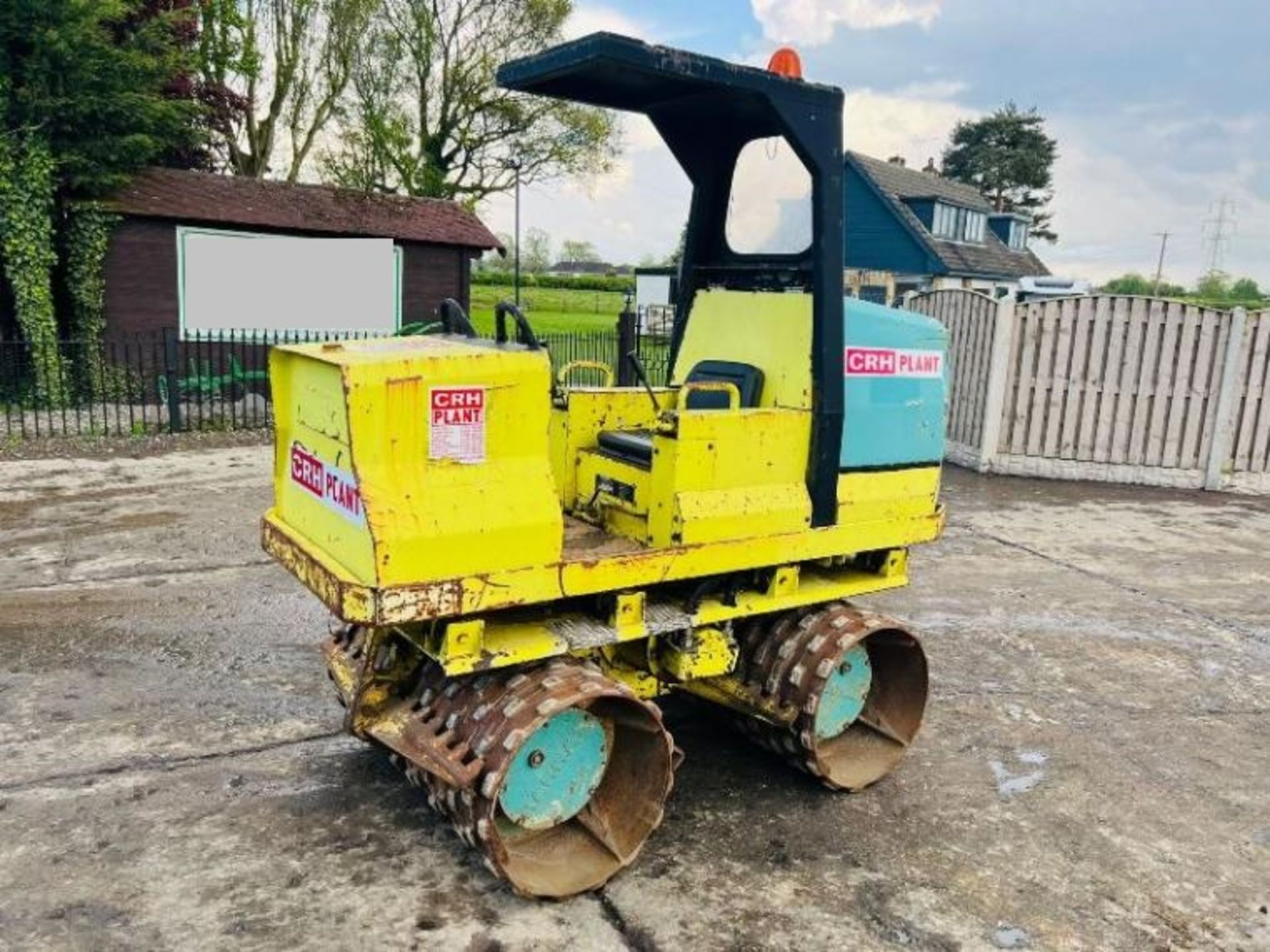 RAMMAX 2900-HF DOUBLE DRUM TRENCH ROLLER C/W KUBOTA ENGINE