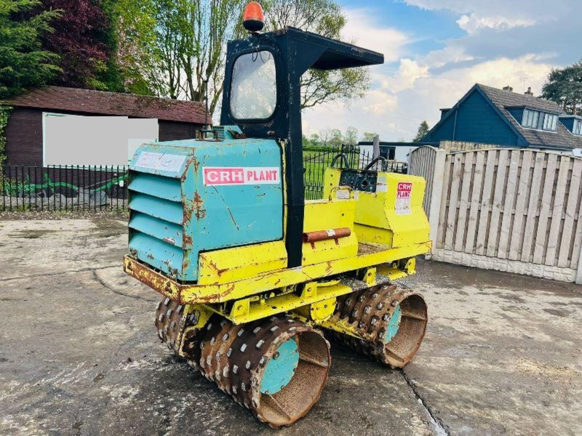 RAMMAX 2900-HF DOUBLE DRUM TRENCH ROLLER C/W KUBOTA ENGINE - Image 4 of 15