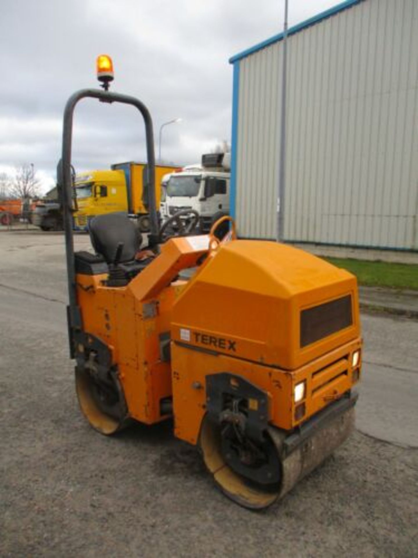 2011 TEREX TV800 VIBRATING ROLLER BOMAG BENFORD 80 RIDE ON DELIVERY 741 HOURS