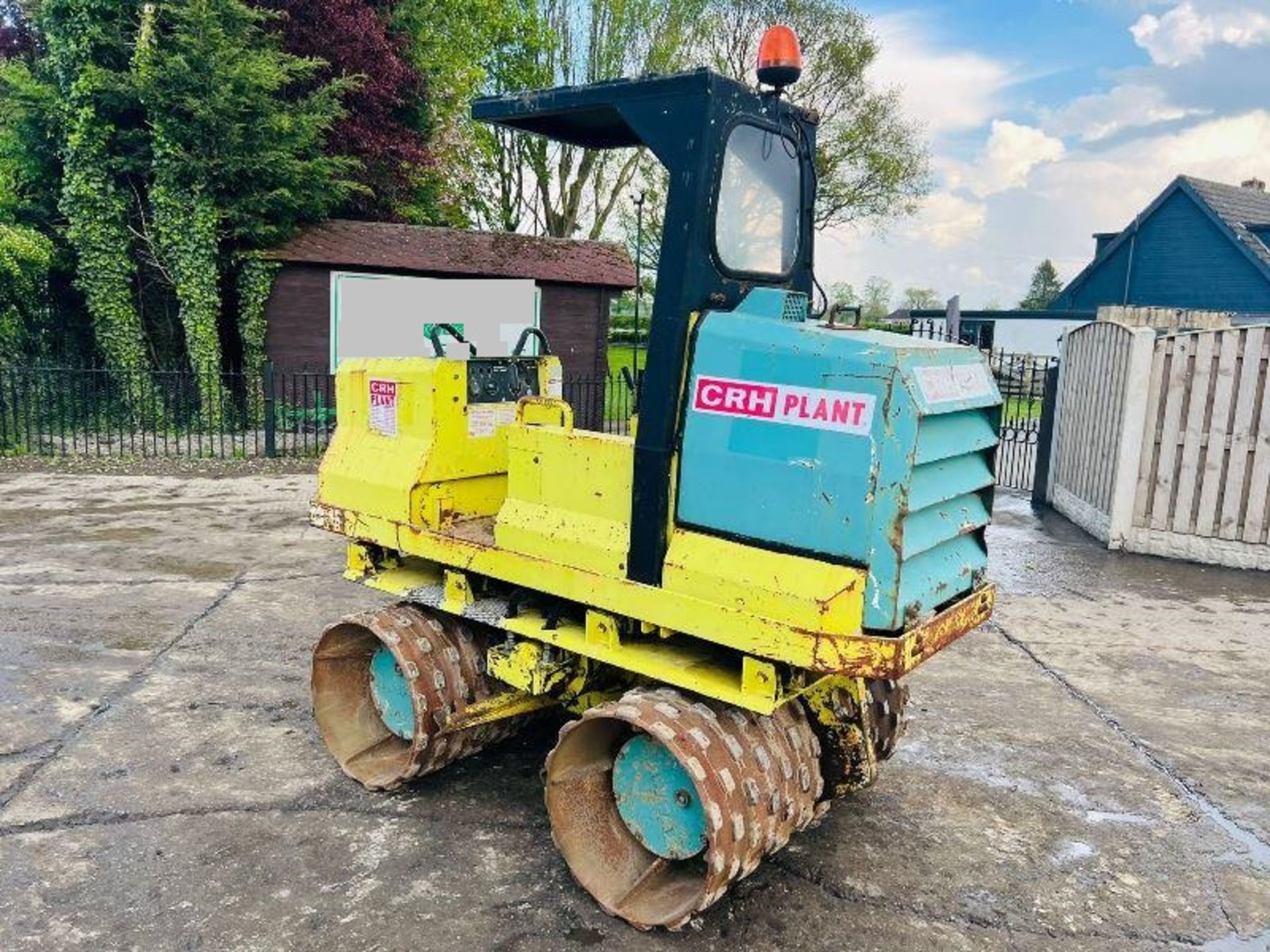 RAMMAX 2900-HF DOUBLE DRUM TRENCH ROLLER C/W KUBOTA ENGINE - Image 10 of 15