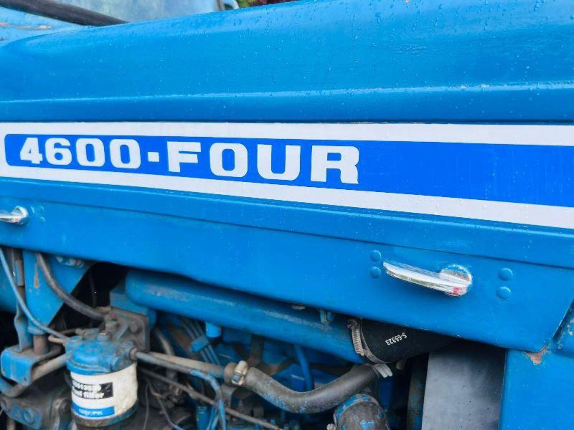 FORD 4600-FOUR COUNTY 4WD TRACTOR C/W FULLY GLAZED CABIN - Image 10 of 20