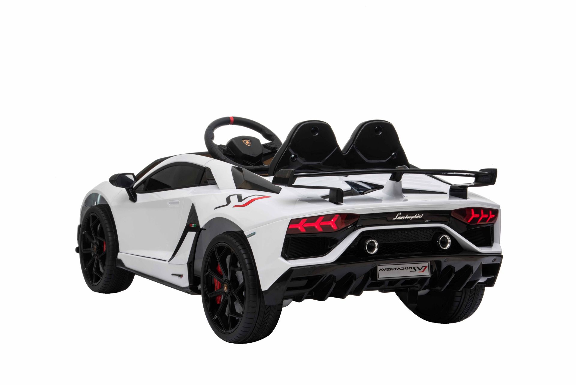 BRAND NEW RIDE ON FULLY LICENCED LAMBORGHINI AVENTADOR SVJ HL328 WITH PARENTAL REMOTE CONTROL -WHITE - Image 2 of 7