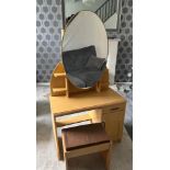 DRESSING TABLE WITH STOOL AND MIRROR BRAND NEW BOXED ITEM