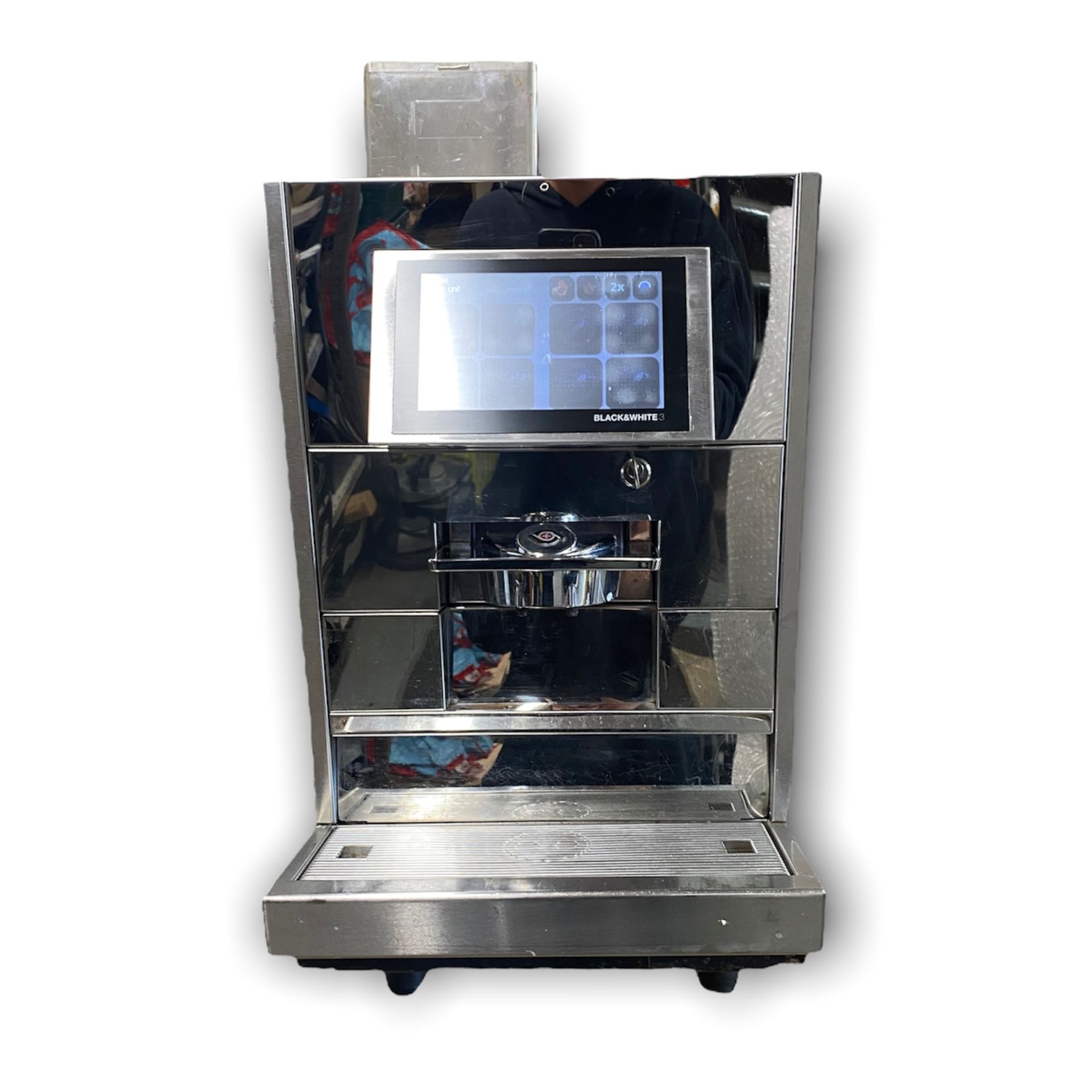 THERMOPLAN BLACK & WHITE 3 COMMERCIAL BEAN TO CUP COFFEE MACHINE RRP£9000 - Image 3 of 12