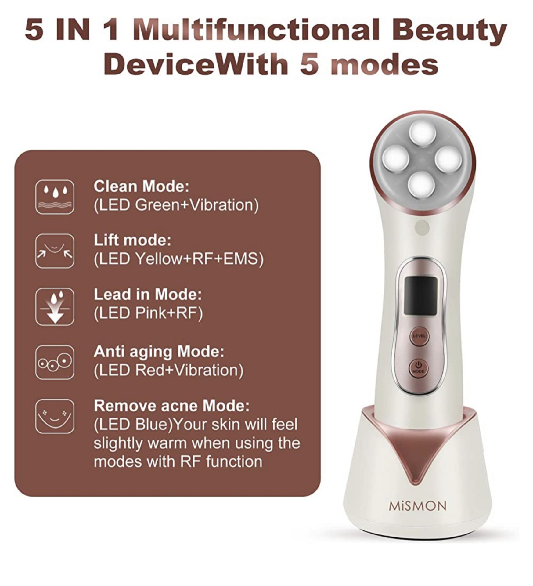 MISMON BEAUTY TONING DEVICE BRAND NEW RRP £30.99 - Image 2 of 2